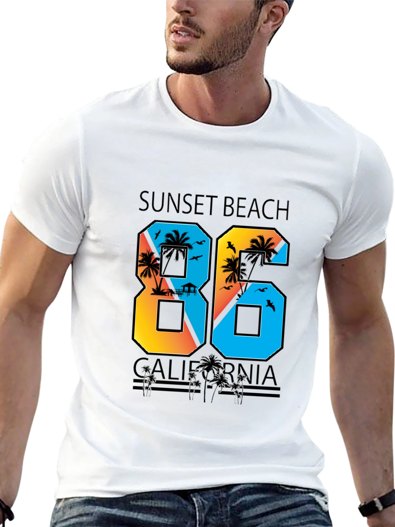 Sunset Beach California T-Shirt