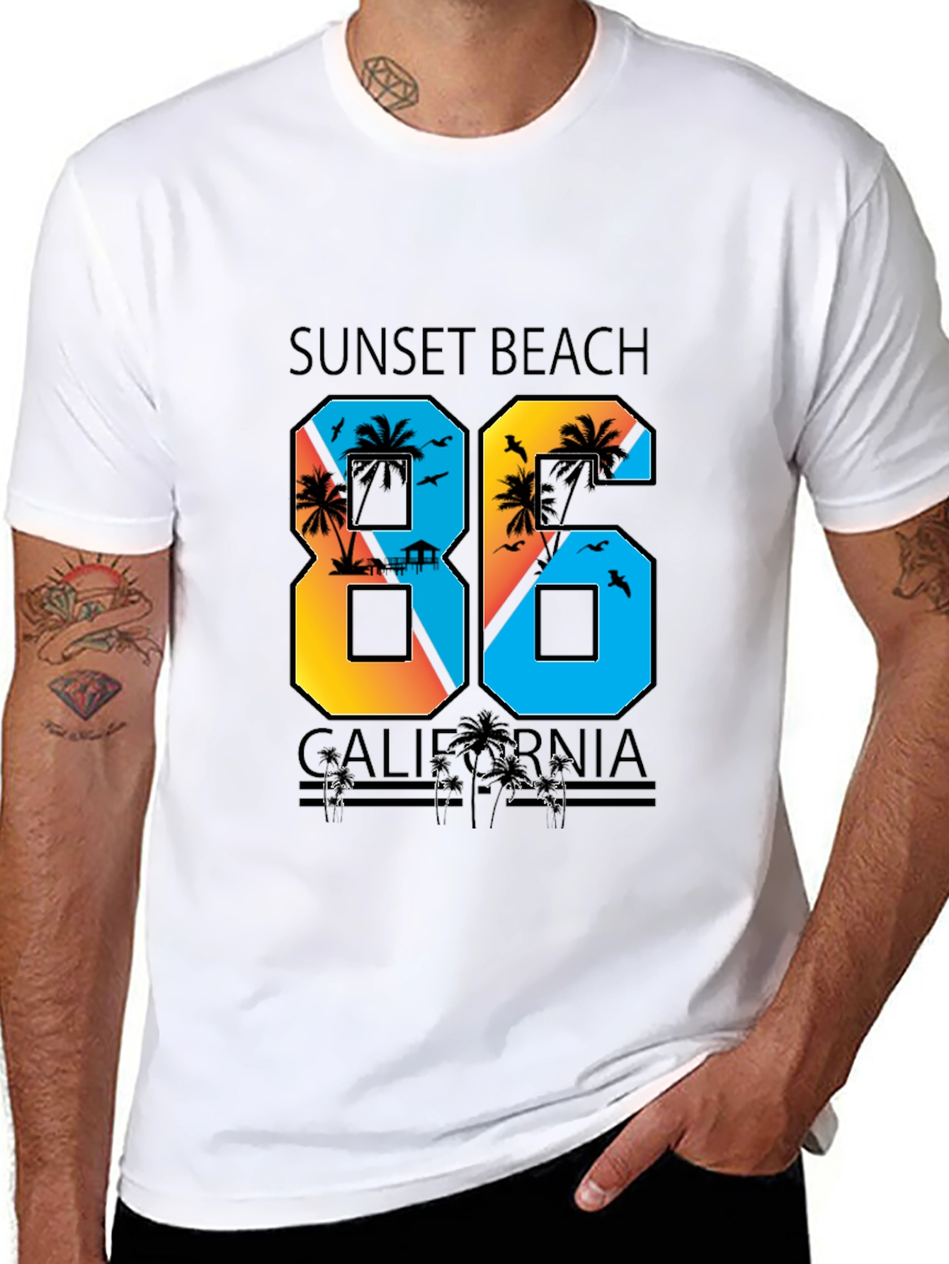 Sunset Beach California T-Shirt