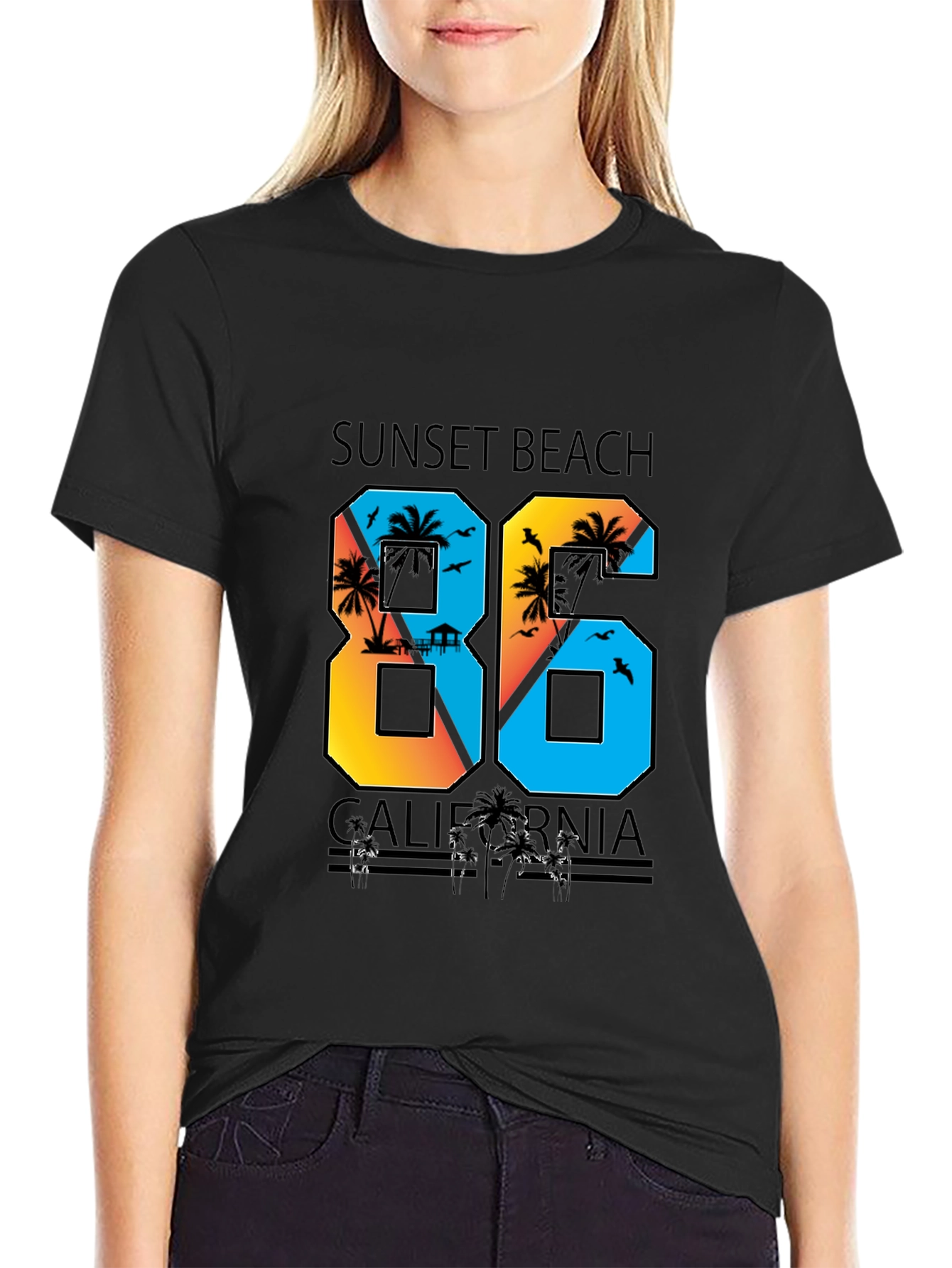 Sunset Beach California T-Shirt