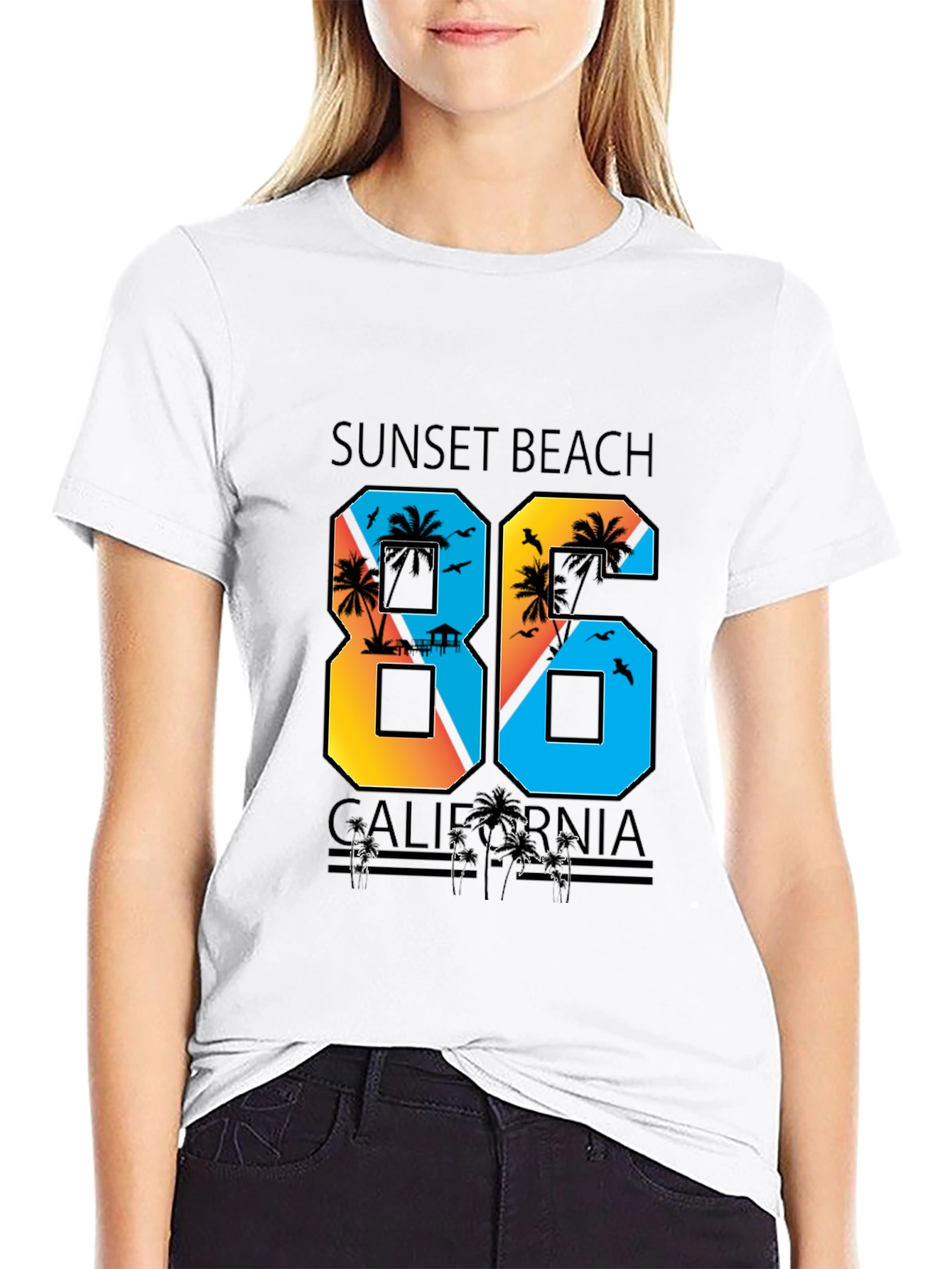 Sunset Beach California T-Shirt