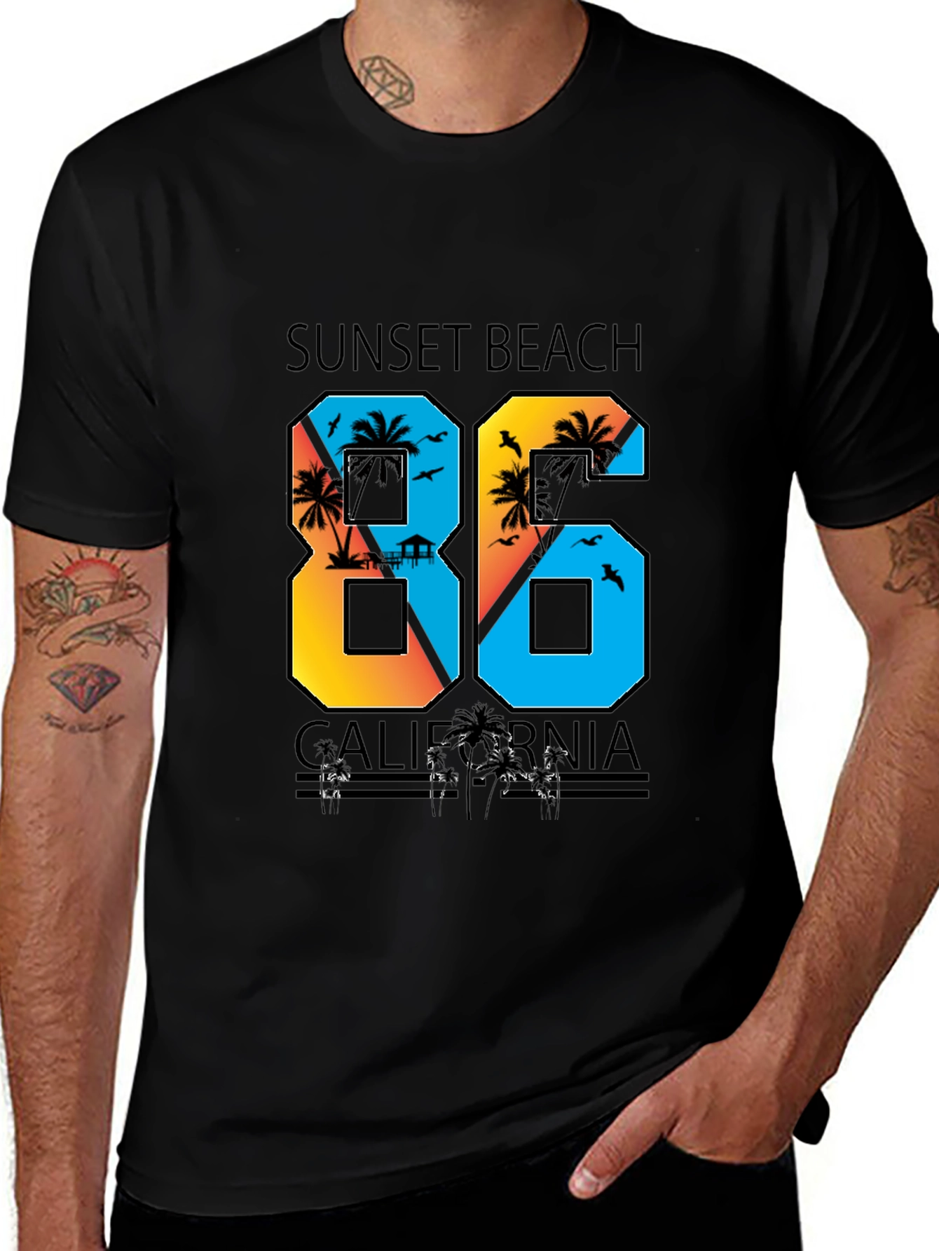 Sunset Beach California T-Shirt