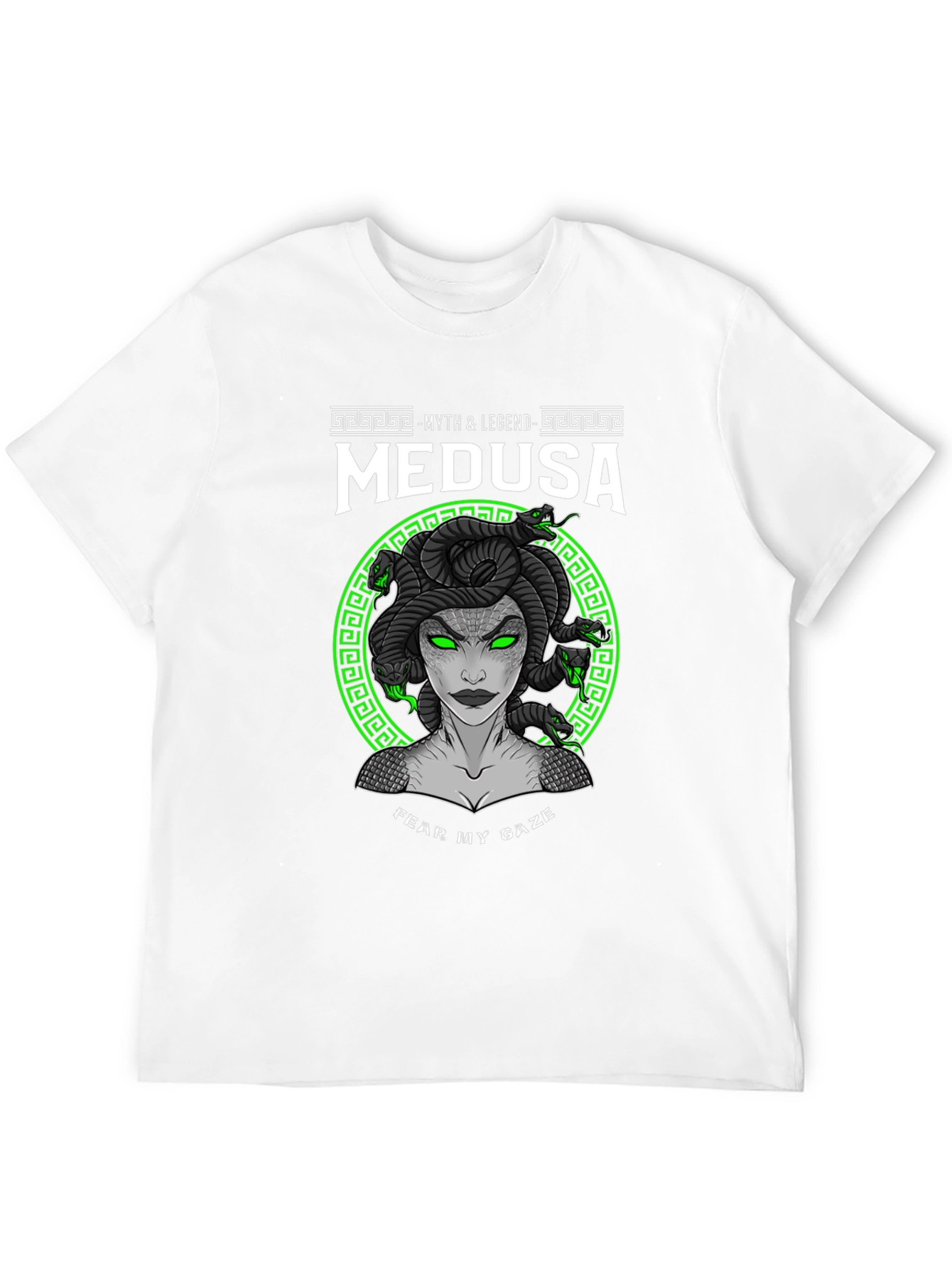 Medusa Myth Legend Black T-Shirt
