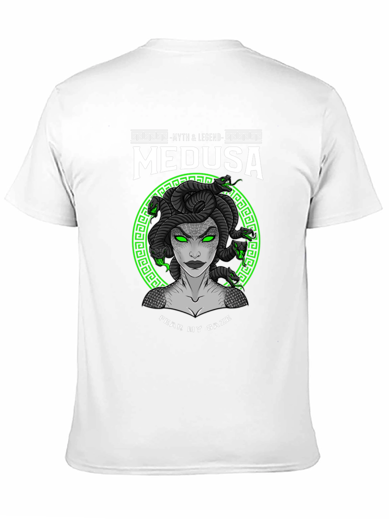 Medusa Myth Legend Black T-Shirt