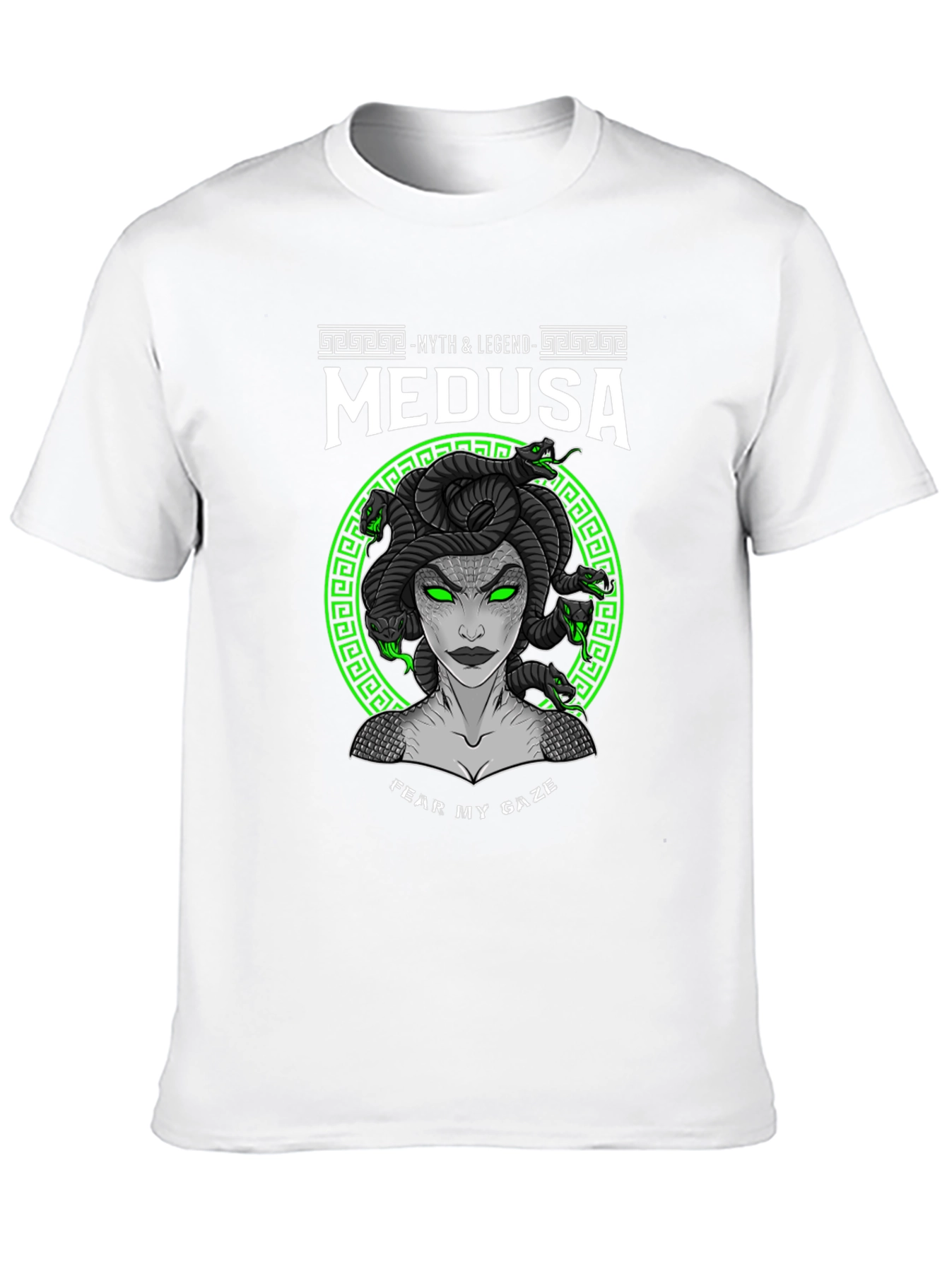 Medusa Myth Legend Black T-Shirt