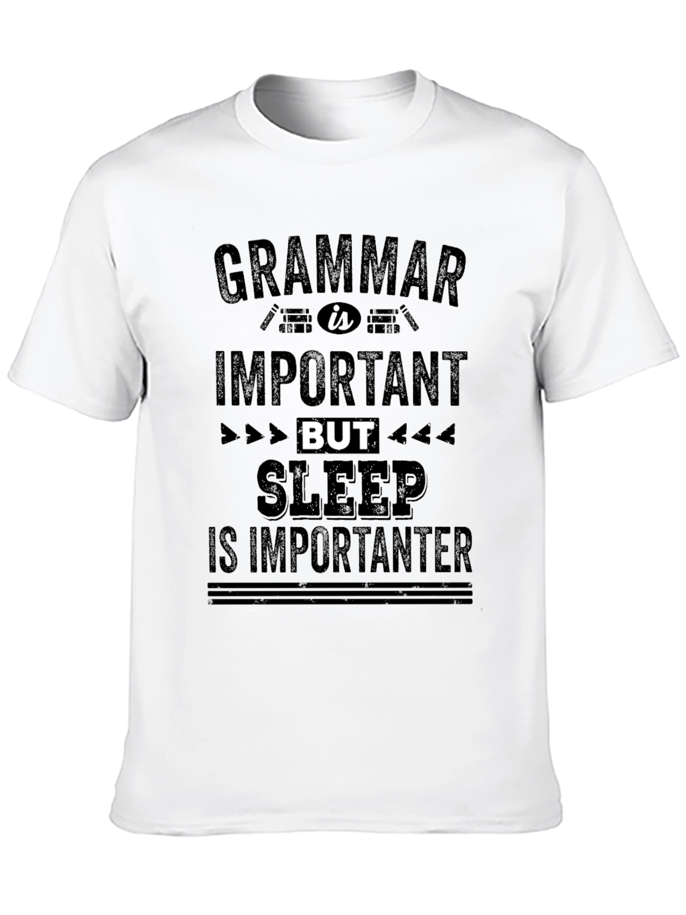Funny Grammar & Sleep T-Shirt