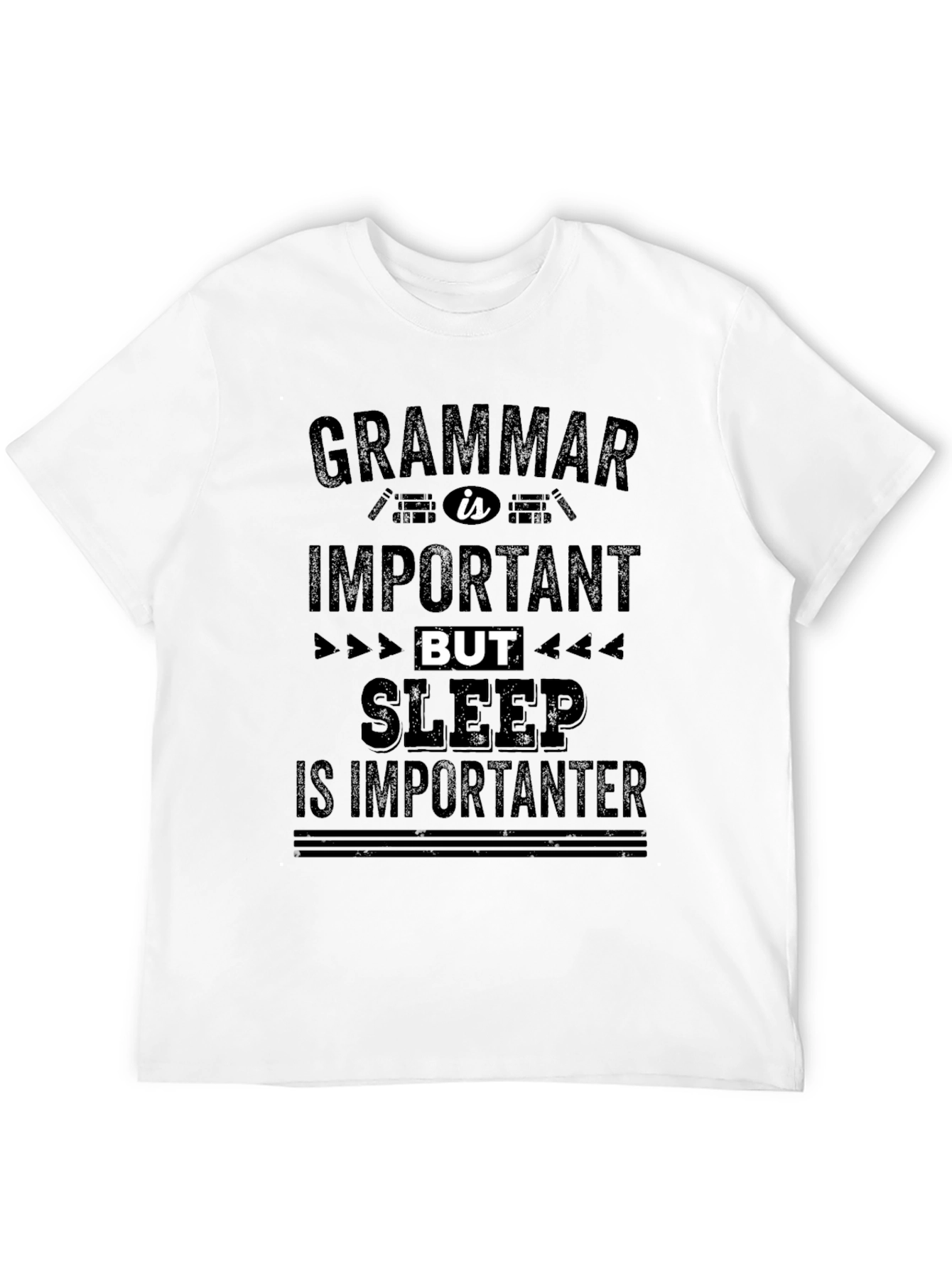 Funny Grammar & Sleep T-Shirt
