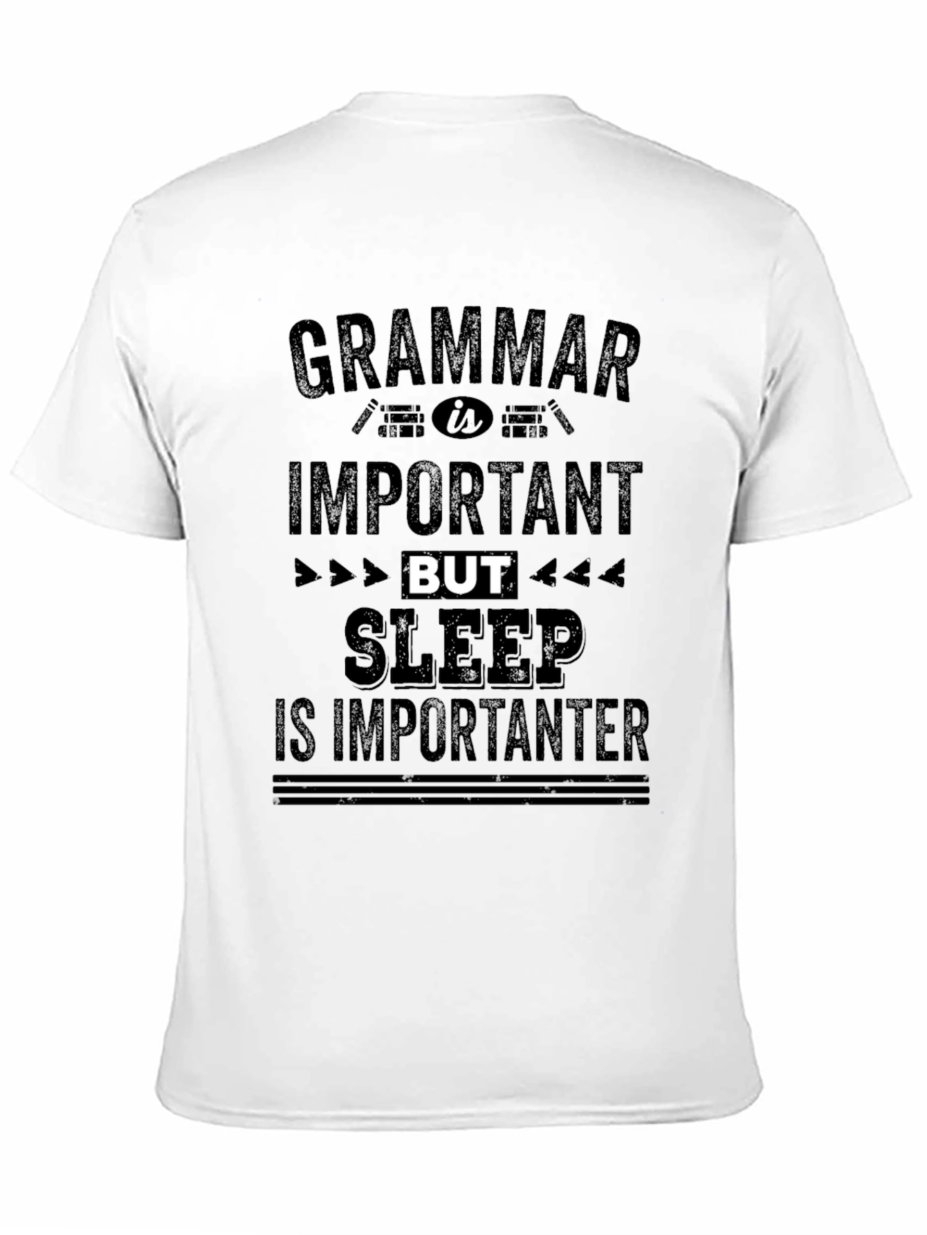 Funny Grammar & Sleep T-Shirt