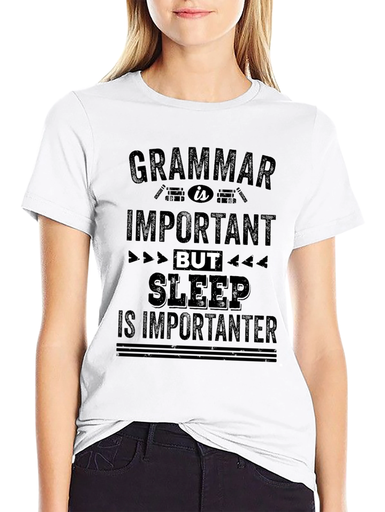 Funny Grammar & Sleep T-Shirt