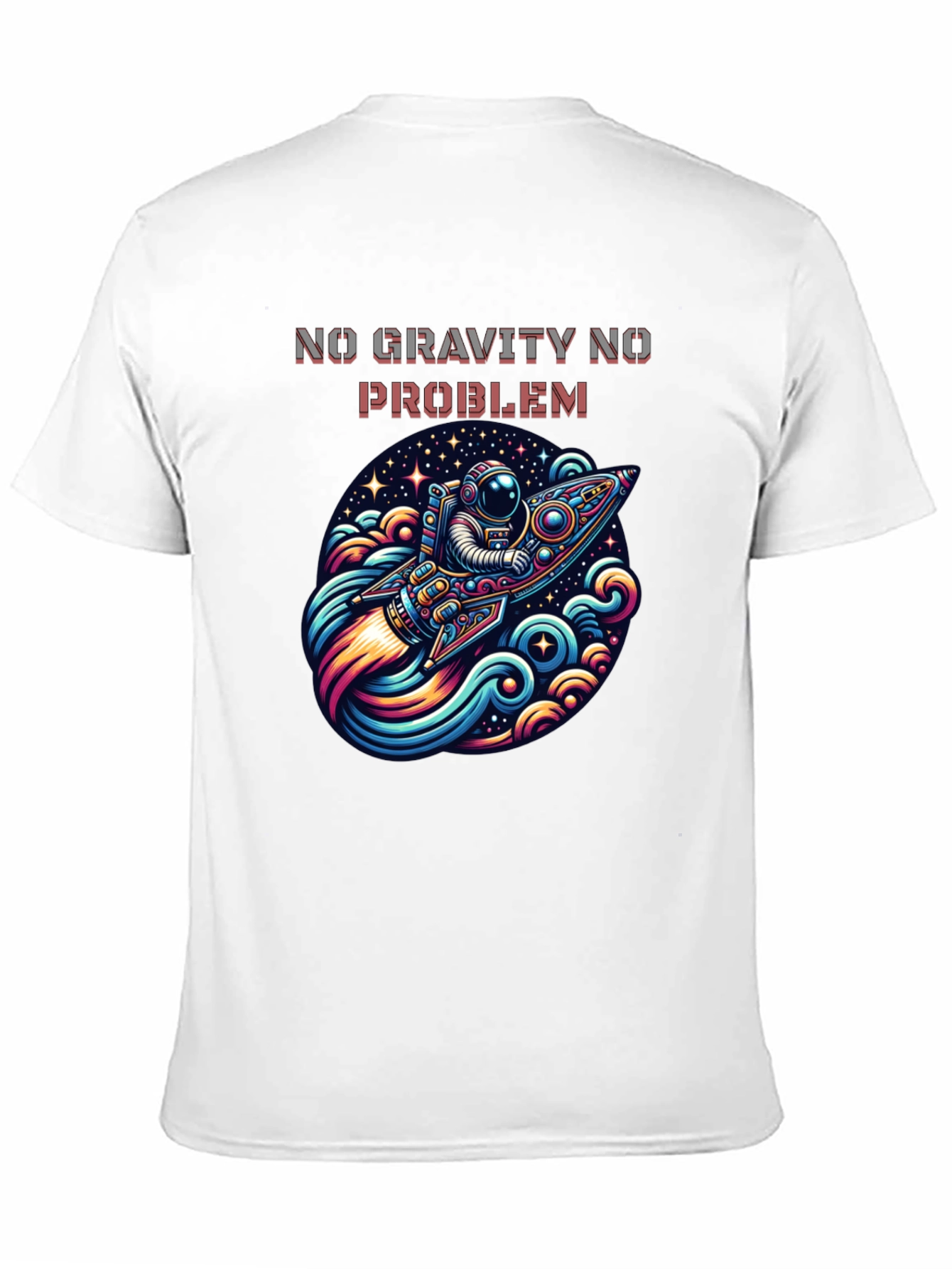 No Gravity No Problem Astronaut T-Shirt