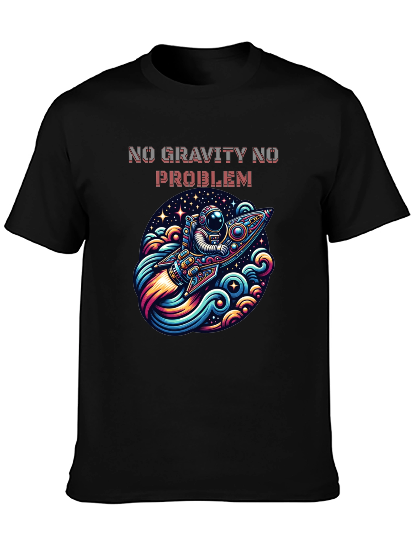 No Gravity No Problem Astronaut T-Shirt