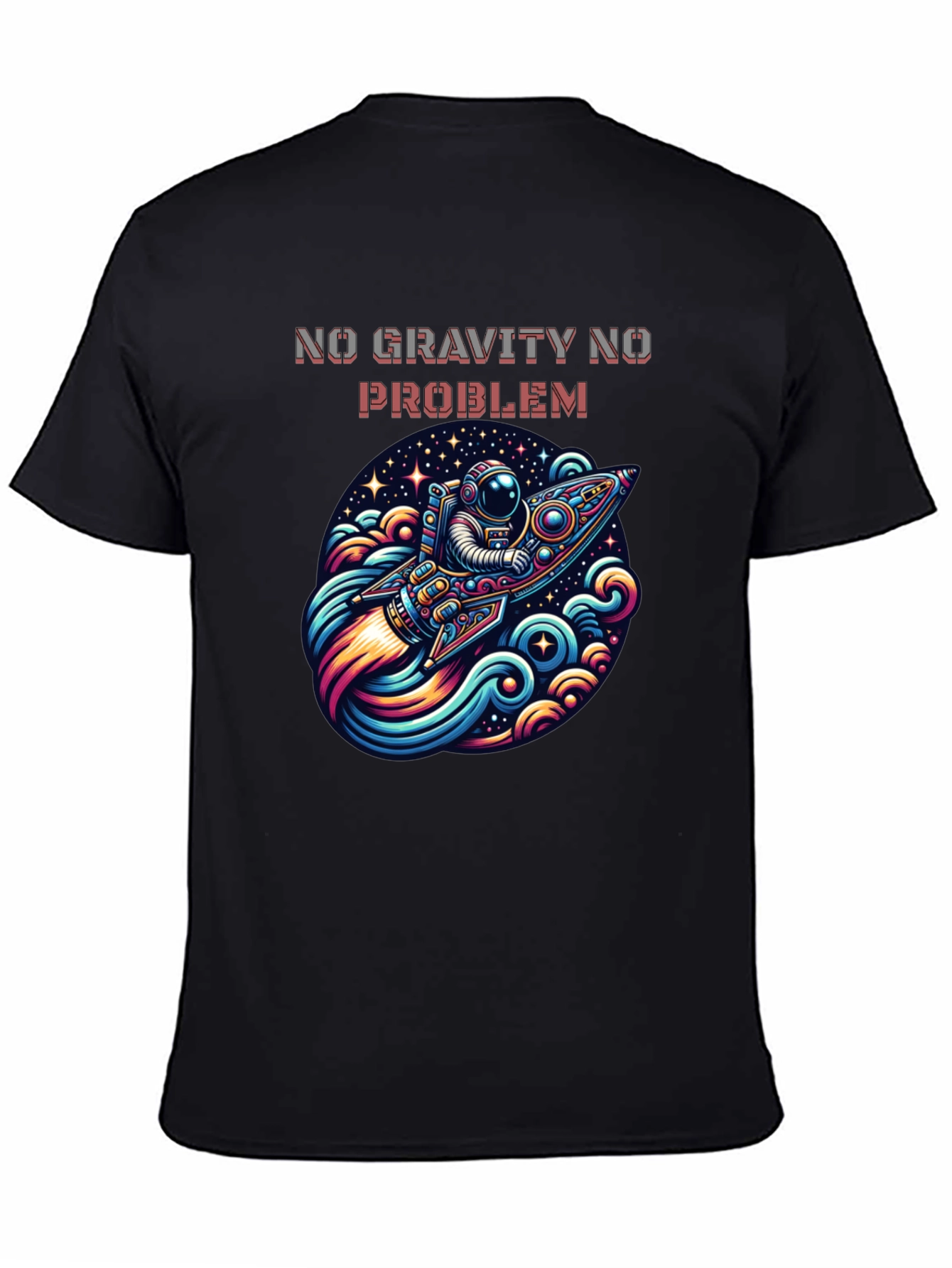 No Gravity No Problem Astronaut T-Shirt