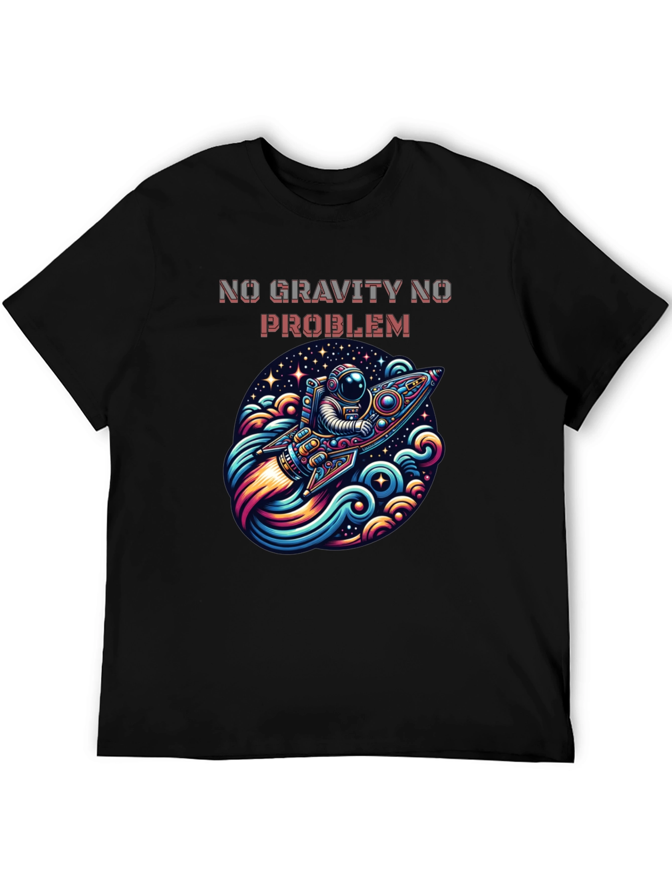 No Gravity No Problem Astronaut T-Shirt
