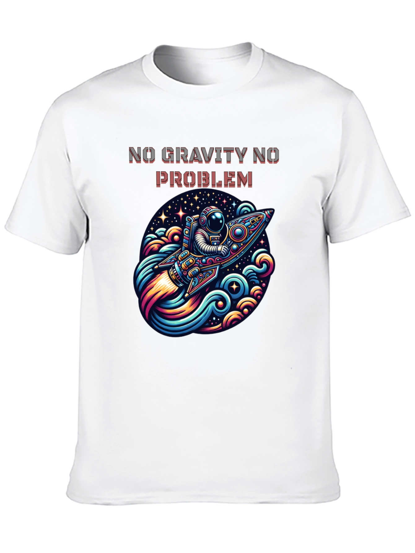 No Gravity No Problem Astronaut T-Shirt