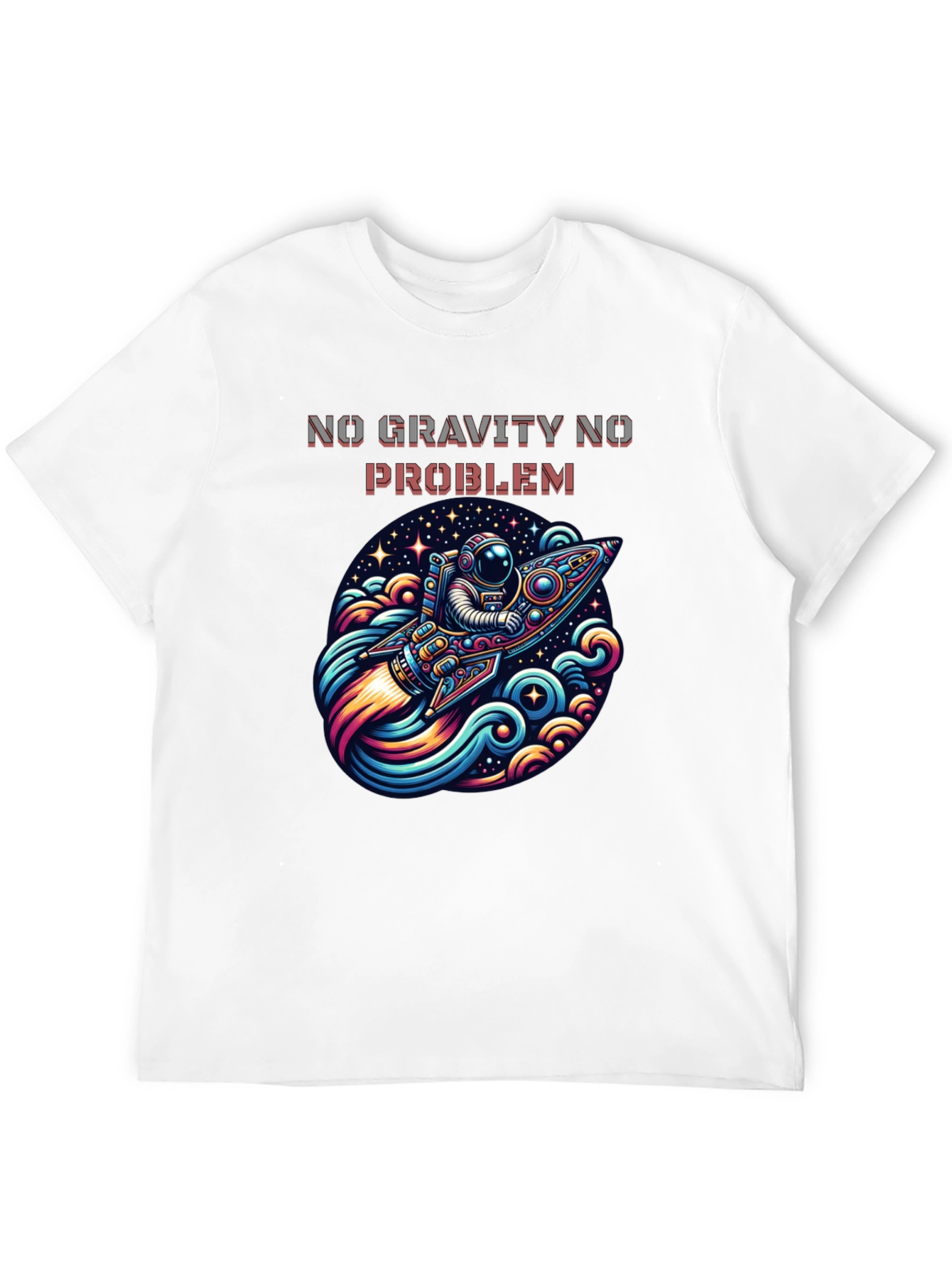 No Gravity No Problem Astronaut T-Shirt