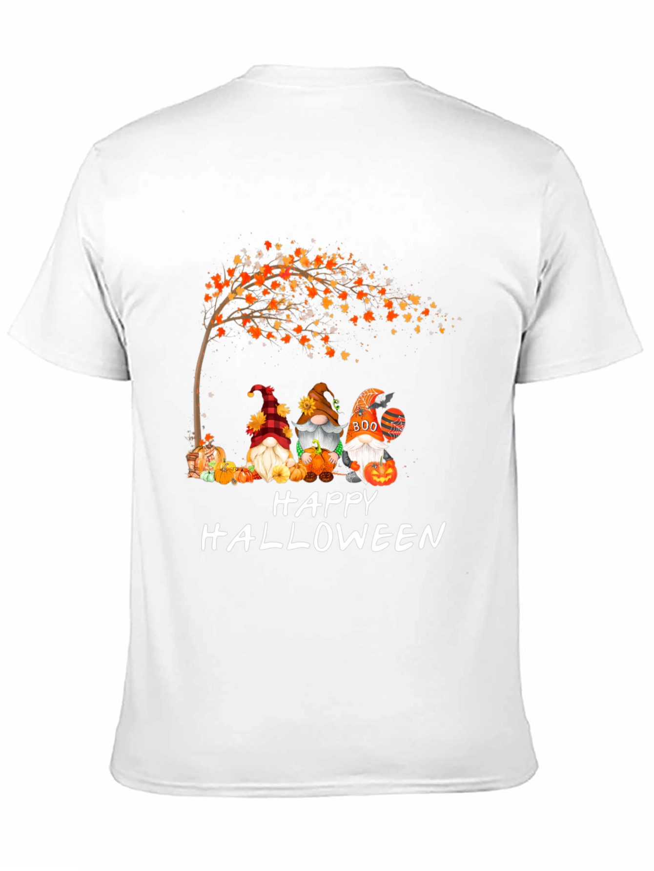Halloween Gnomes Graphic Tee - Spooky Season Shirt