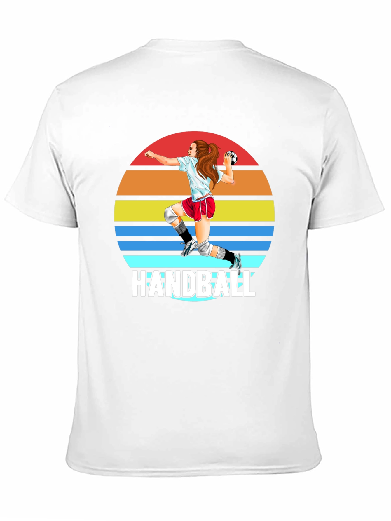 Handball Sunset Graphic T-Shirt