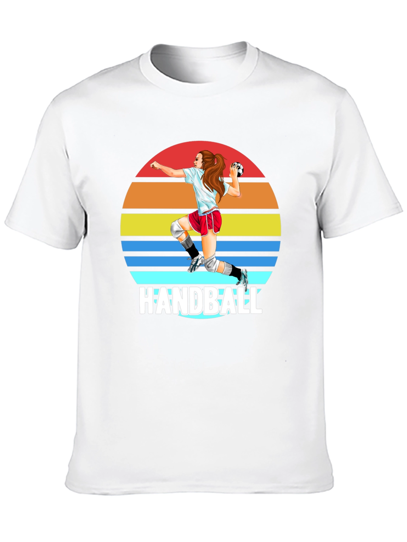 Handball Sunset Graphic T-Shirt