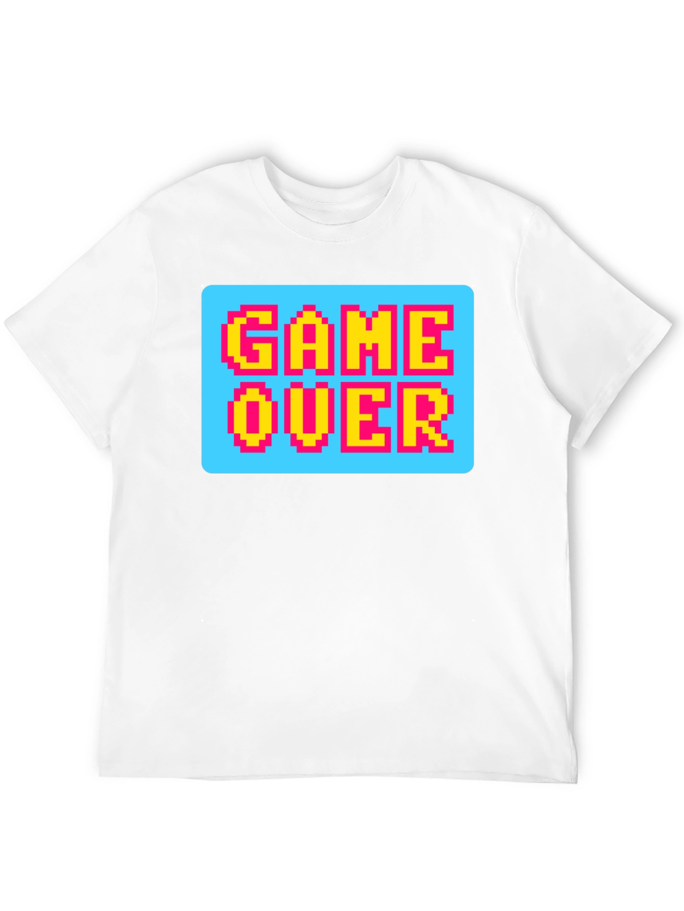 Game Over Pixel Art T-Shirt - Retro Gaming Style