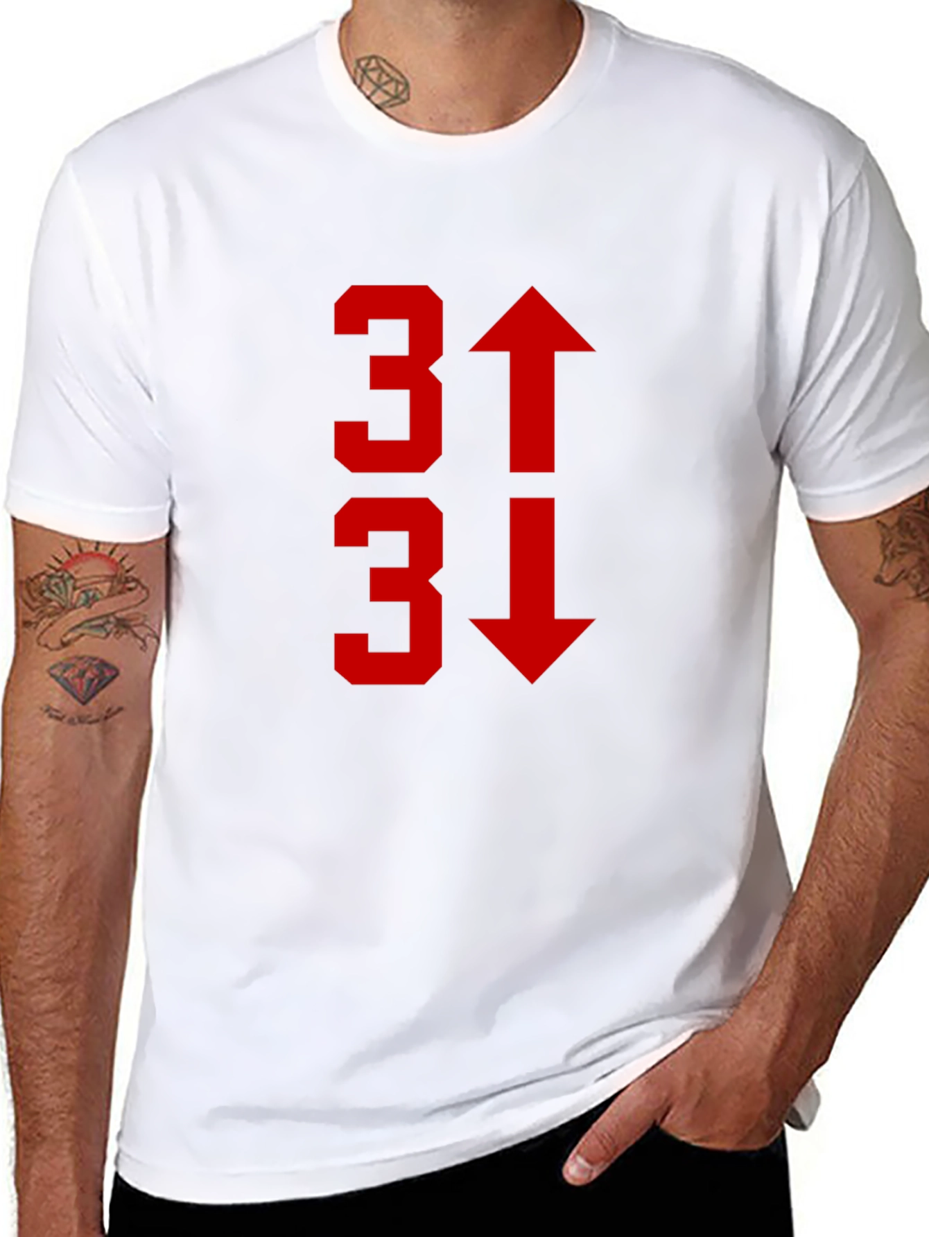 31 Up 31 Down Graphic T-Shirt