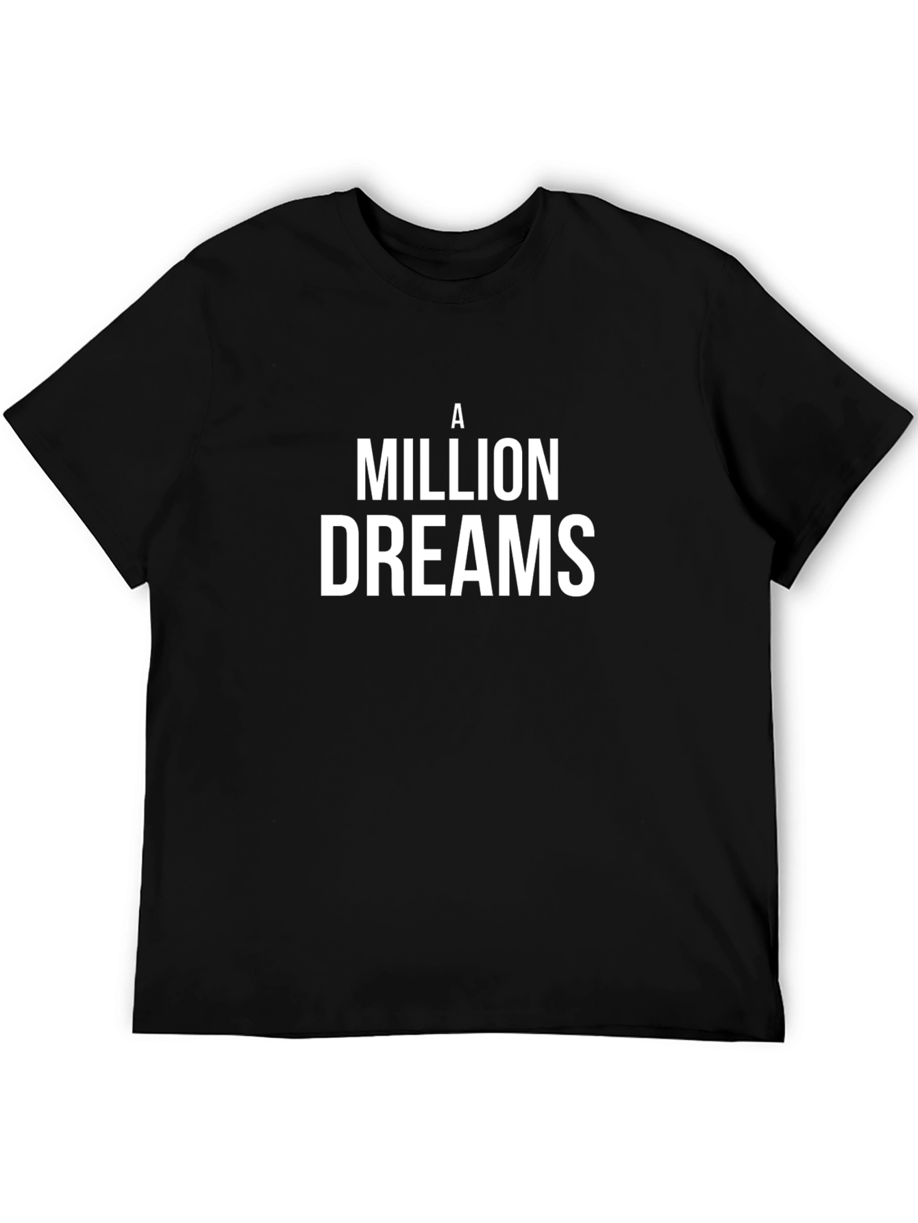 A Million Dreams Black Graphic T-Shirt