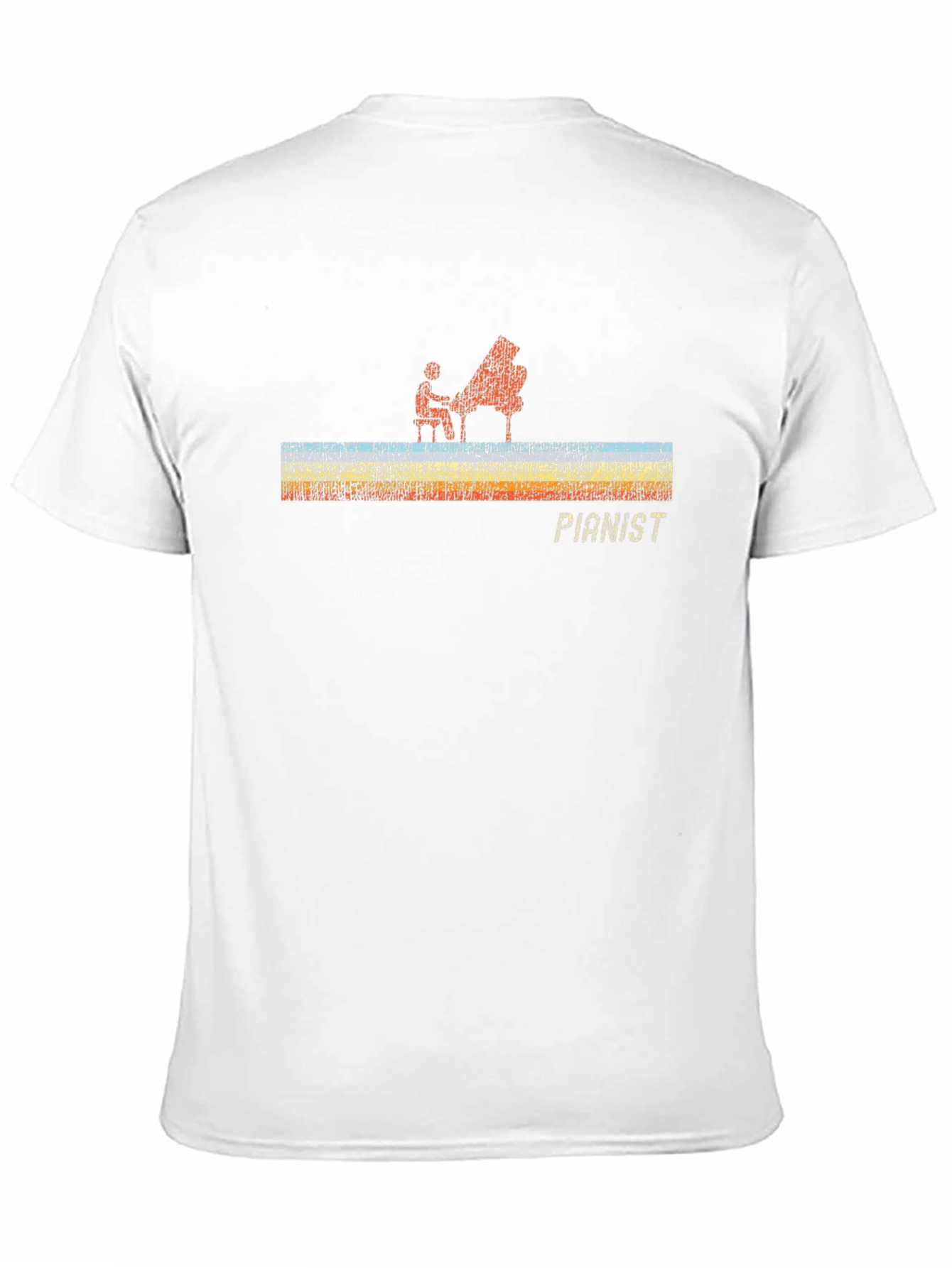 Pianist Graphic Black T-Shirt