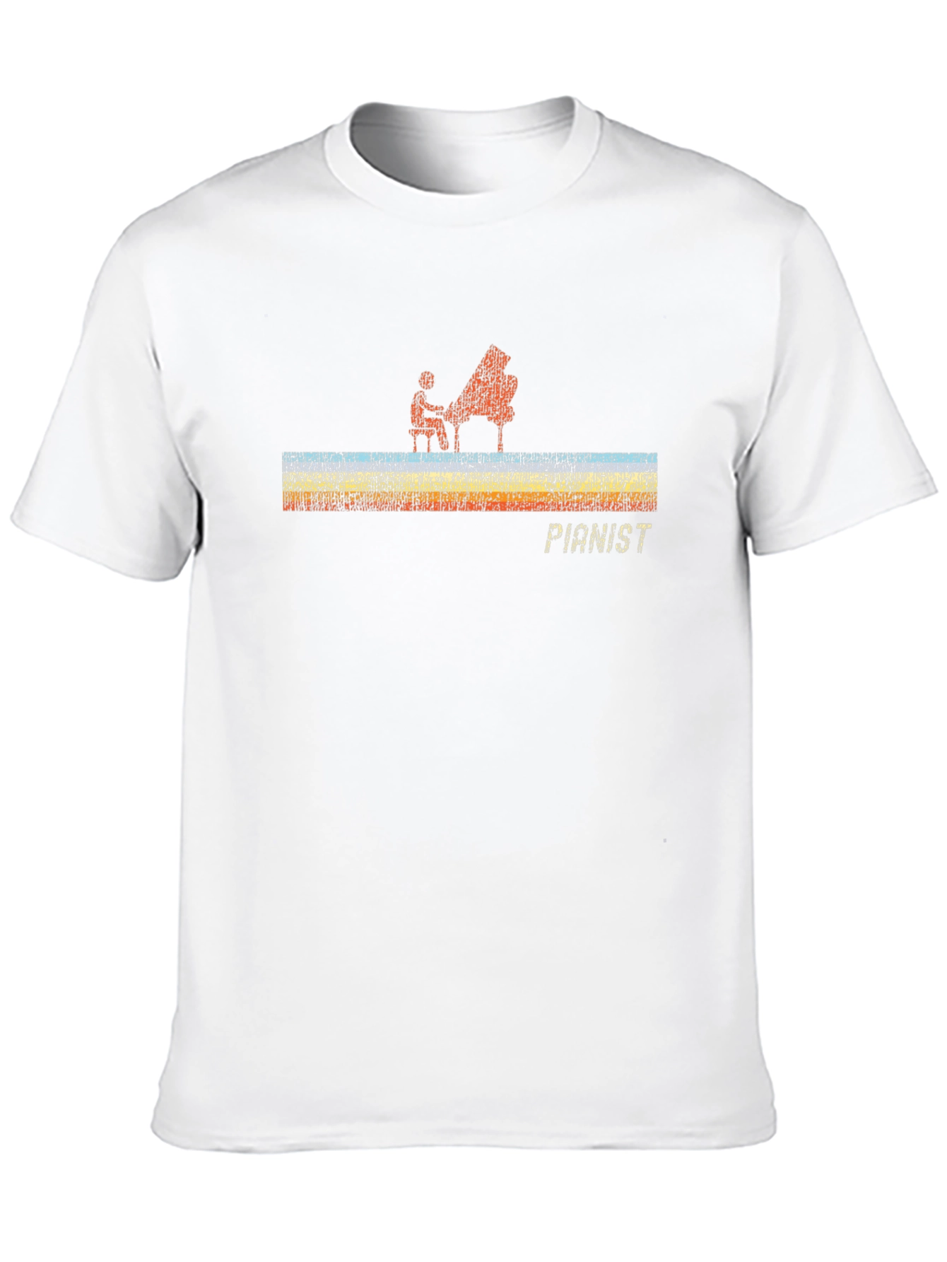Pianist Graphic Black T-Shirt