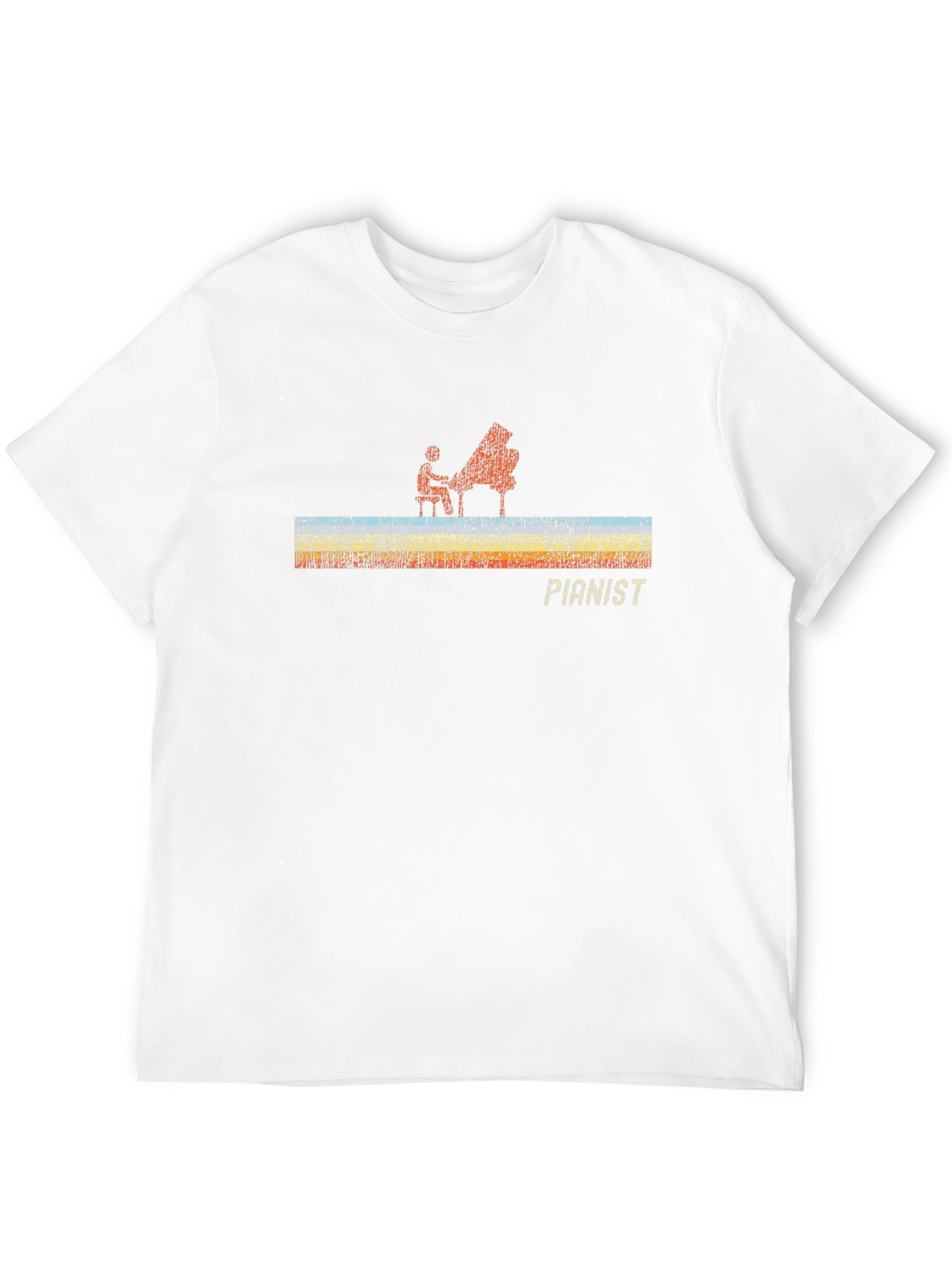 Pianist Graphic Black T-Shirt