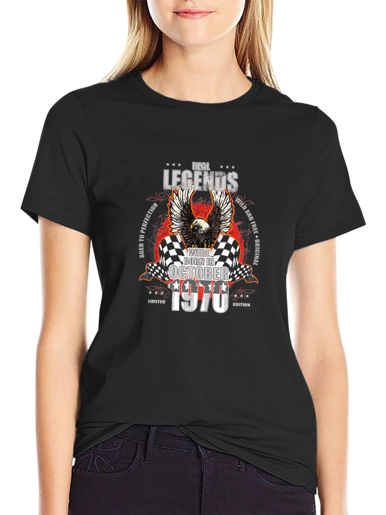Real Legends Born In October 1970 T-Shirt