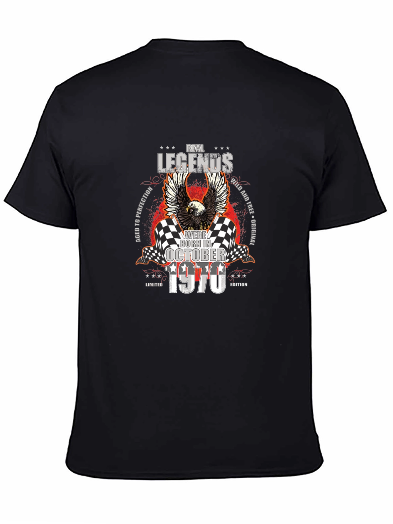 Real Legends Born In October 1970 T-Shirt