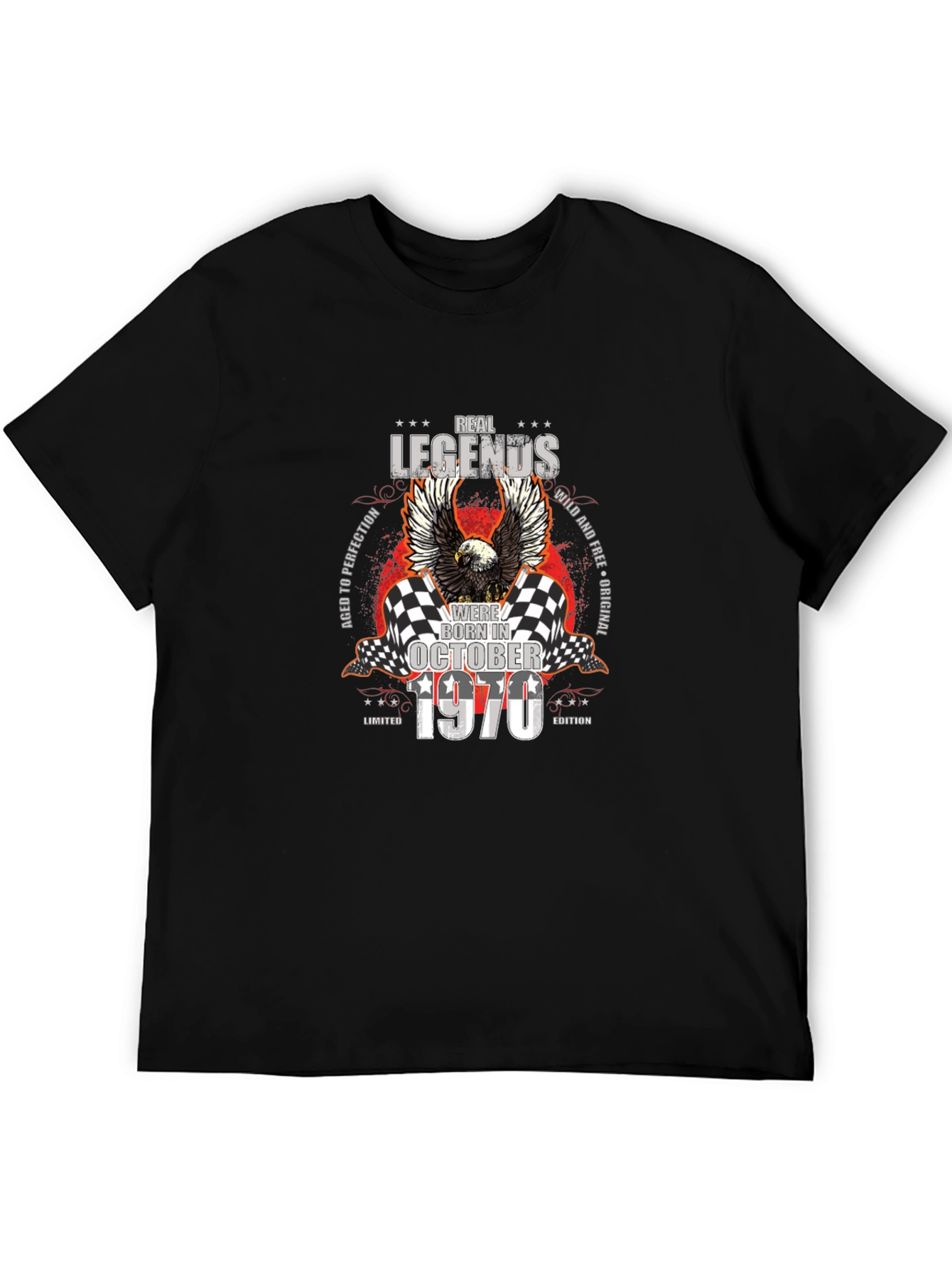 Real Legends Born In October 1970 T-Shirt