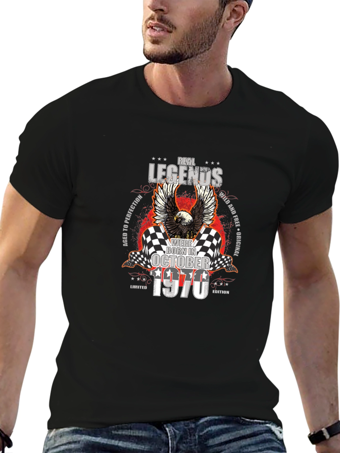 Real Legends Born In October 1970 T-Shirt