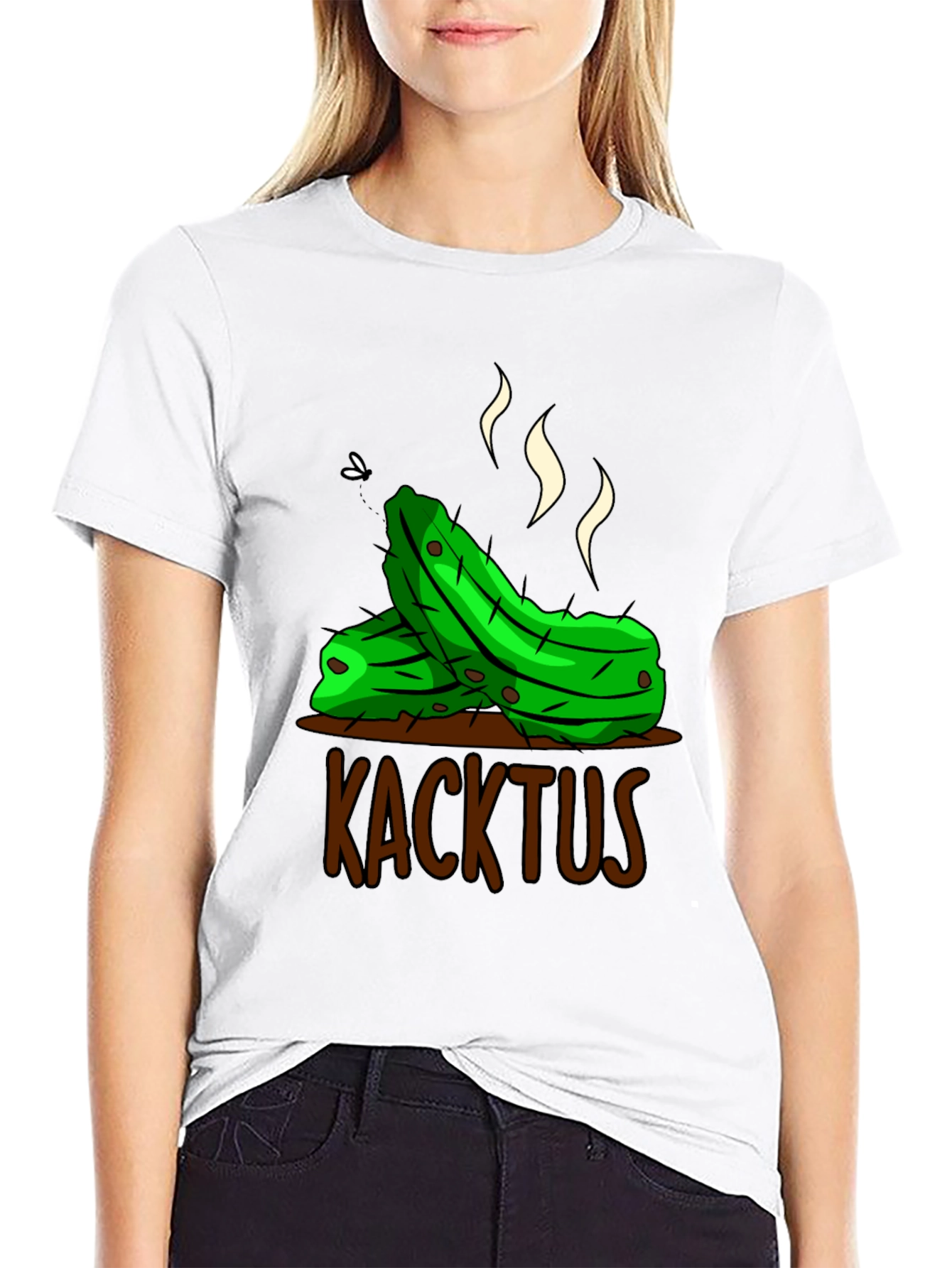 Humorous Kacktus Graphic T-Shirt - Unique Novelty Tee