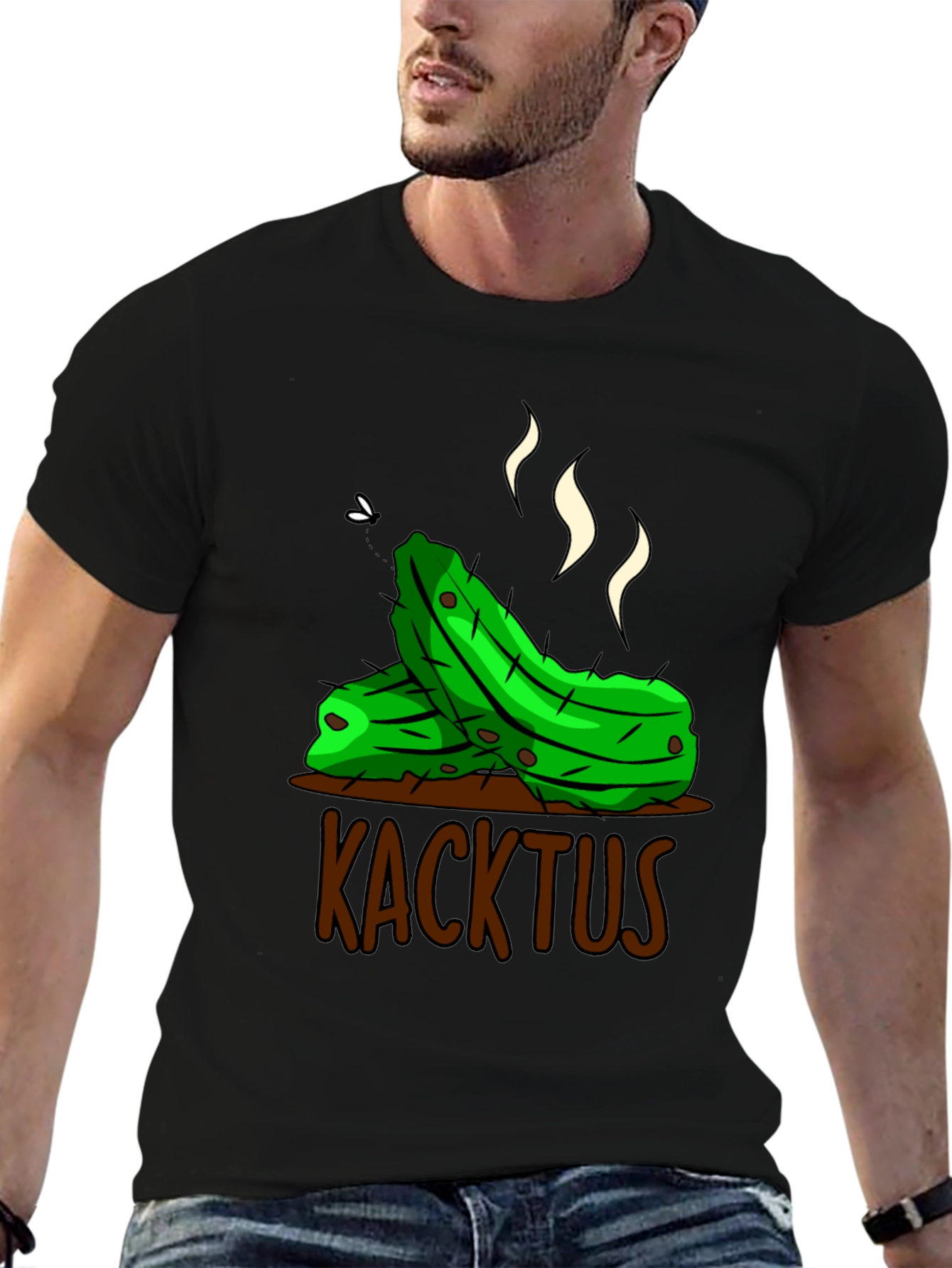 Humorous Kacktus Graphic T-Shirt - Unique Novelty Tee