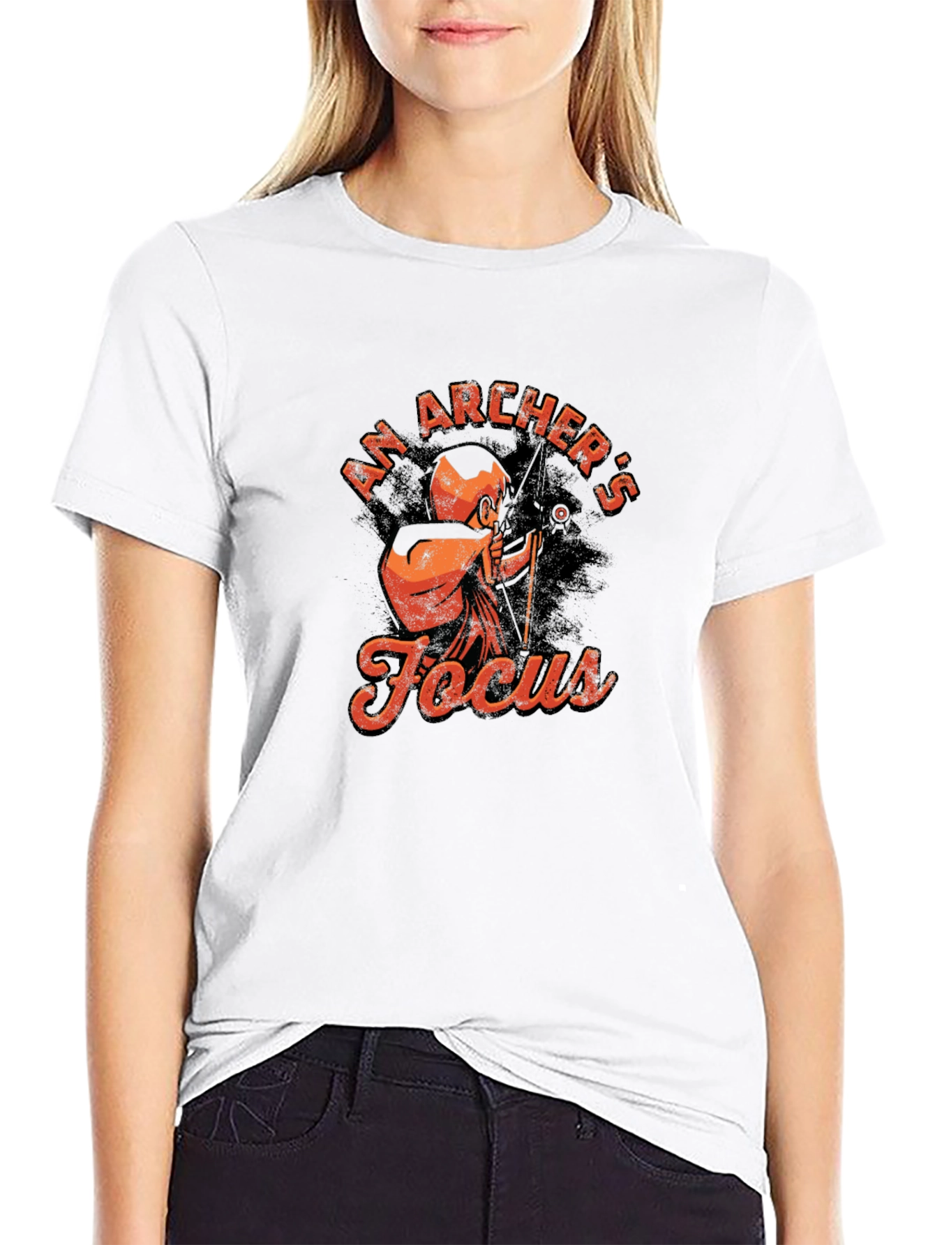 Archers Focus T-Shirt - Black Graphic Tee
