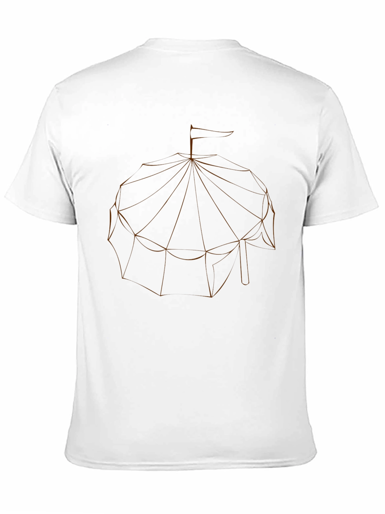 Circus Tent Graphic Tee - Mens Black T-Shirt