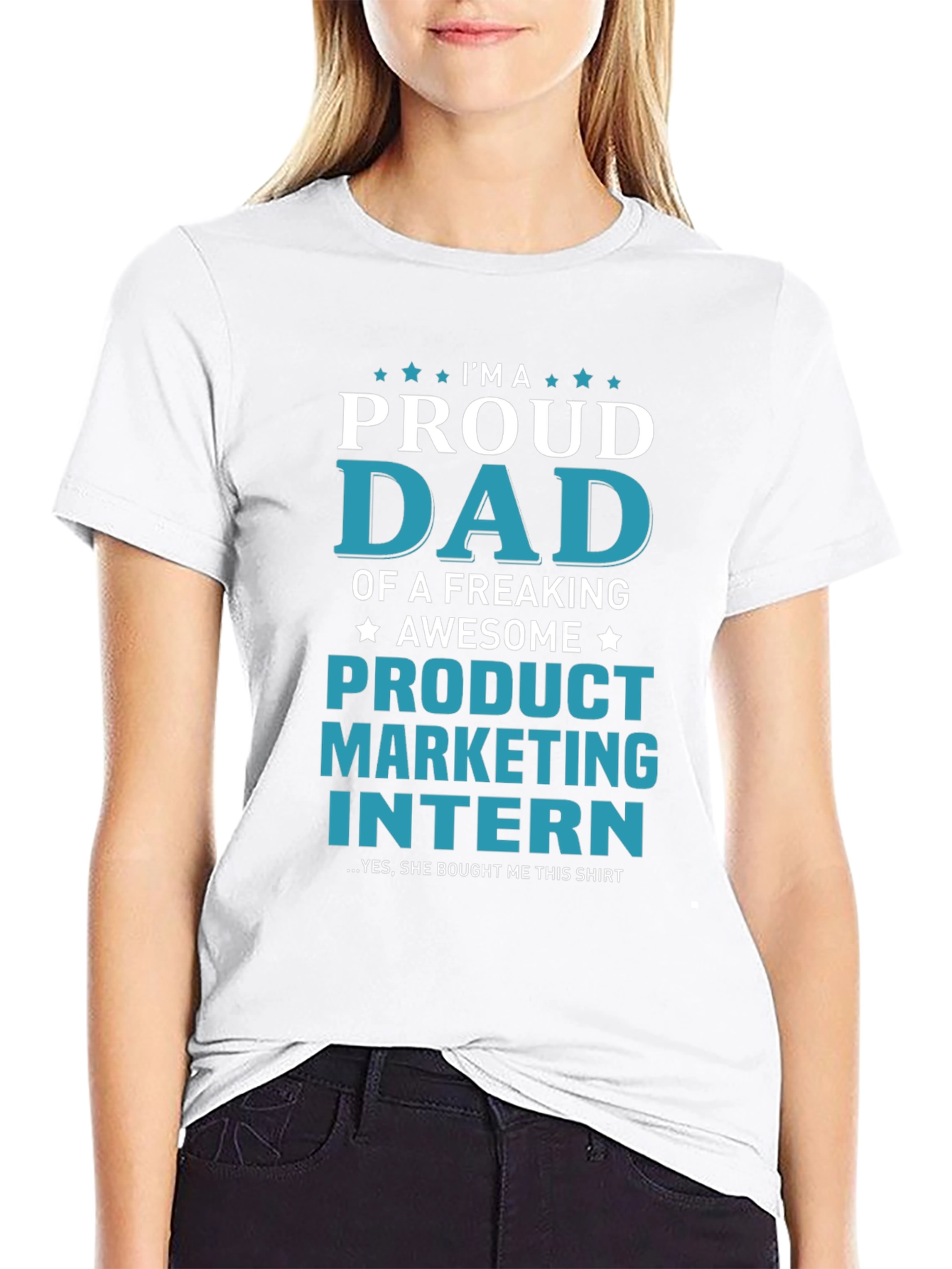 Proud Dad Product Marketing Intern Graphic Tee