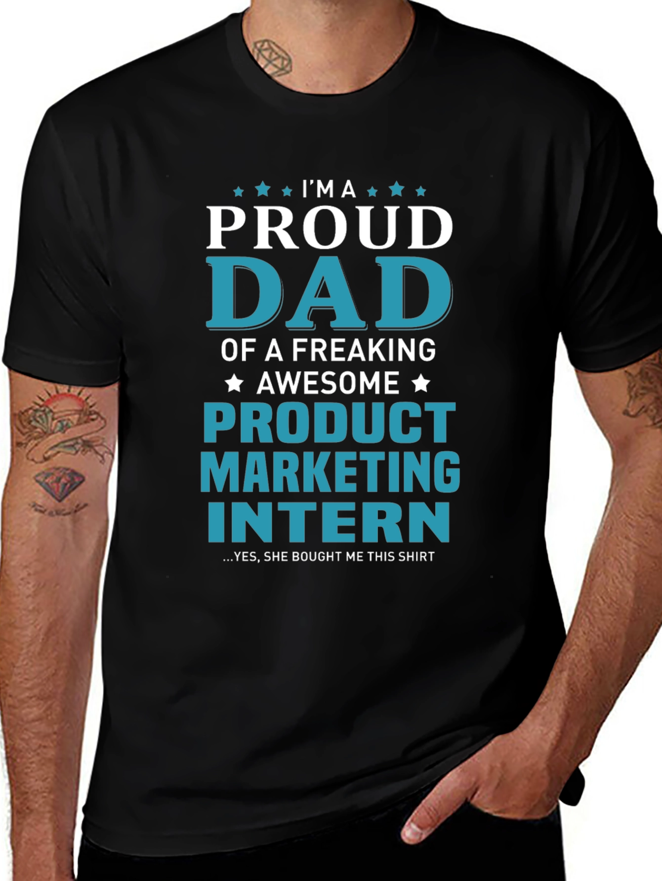 Proud Dad Product Marketing Intern Graphic Tee
