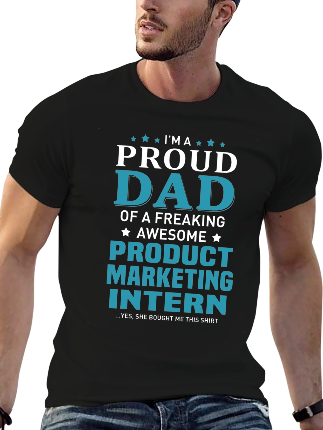 Proud Dad Product Marketing Intern Graphic Tee