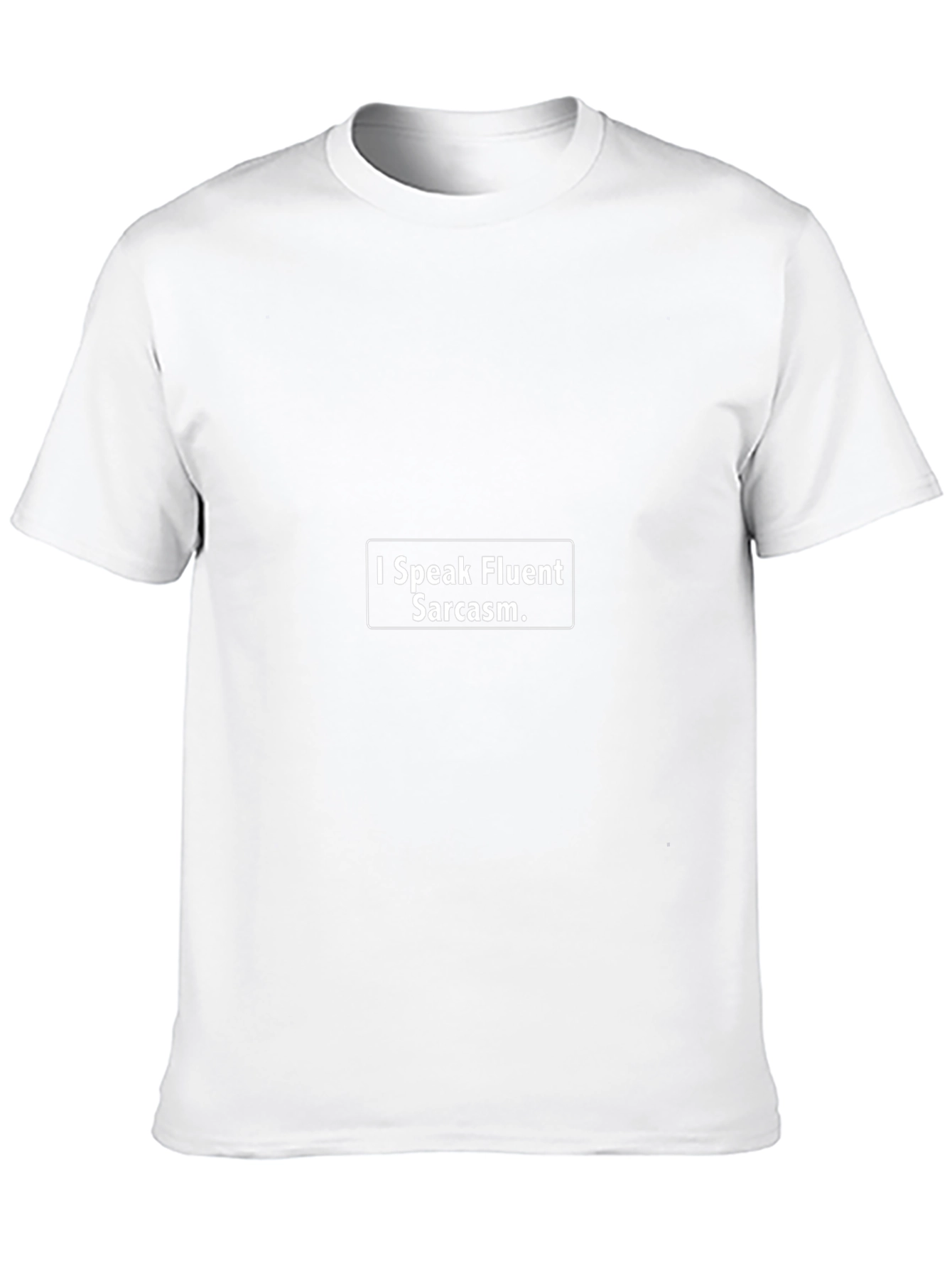 Fluent Sarcasm Black T-Shirt - Mens