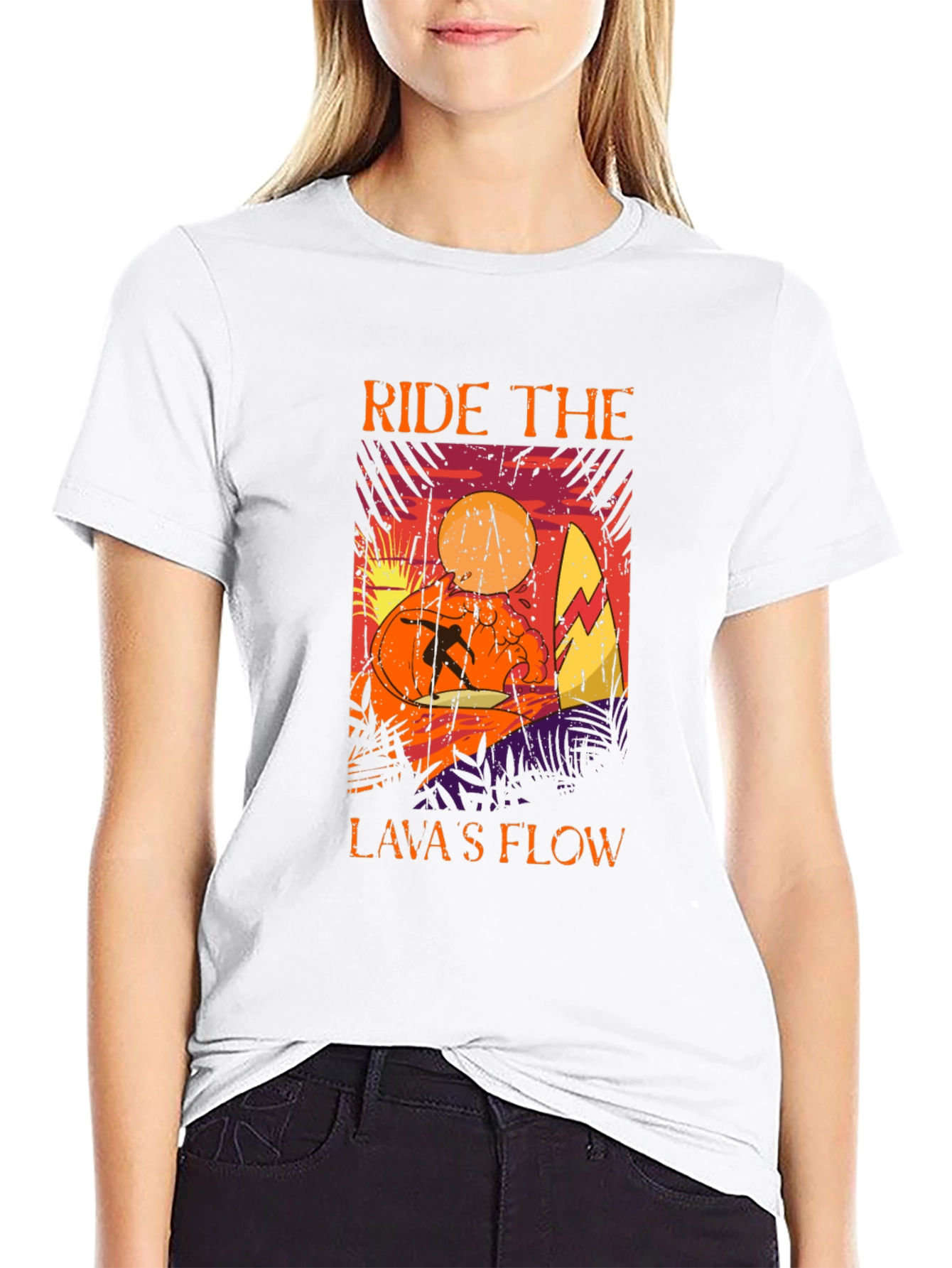Ride the Lavas Flow Graphic Tee