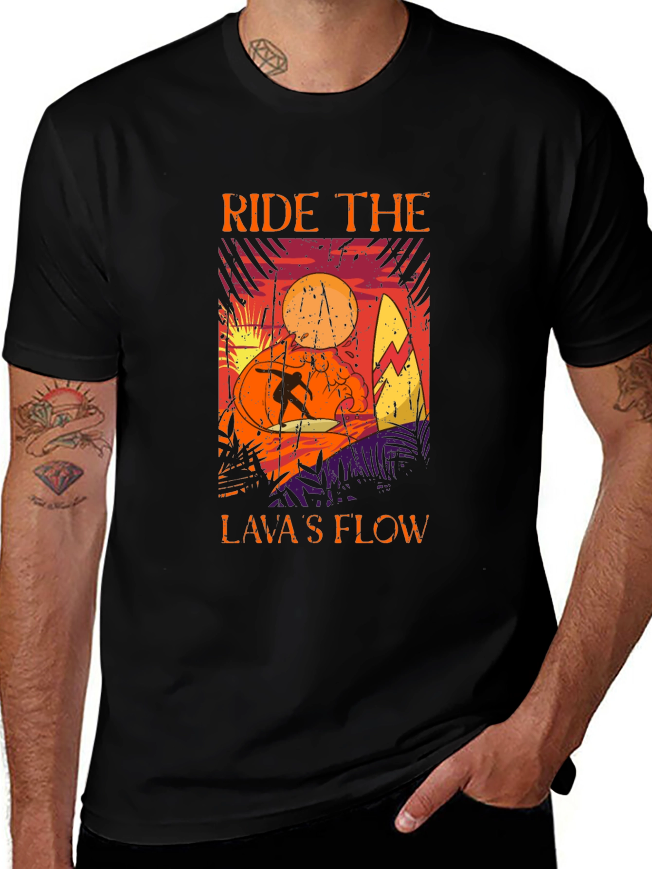Ride the Lavas Flow Graphic Tee