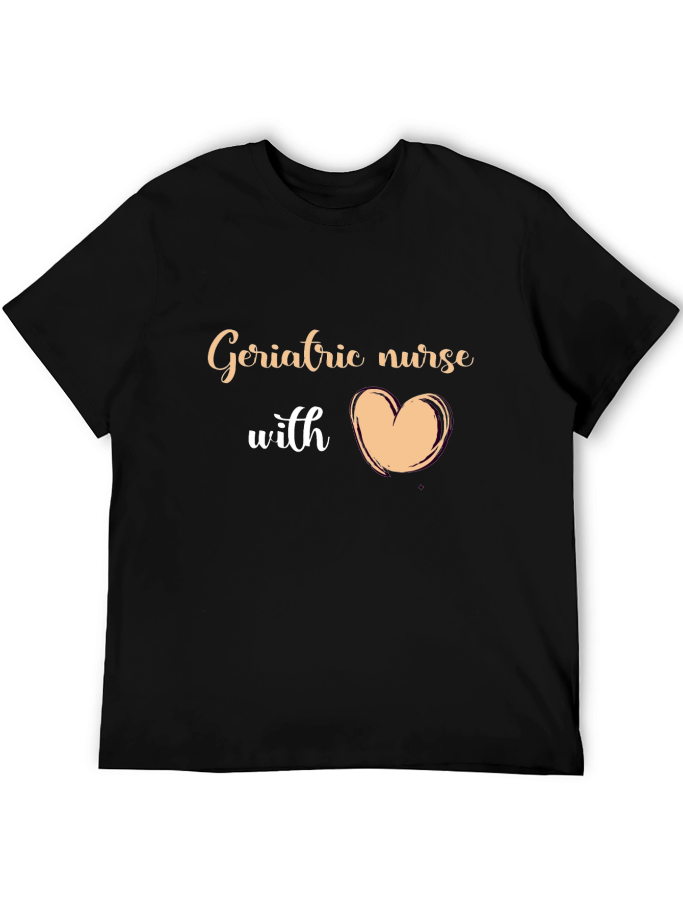 Geriatric Nurse with Heart T-Shirt