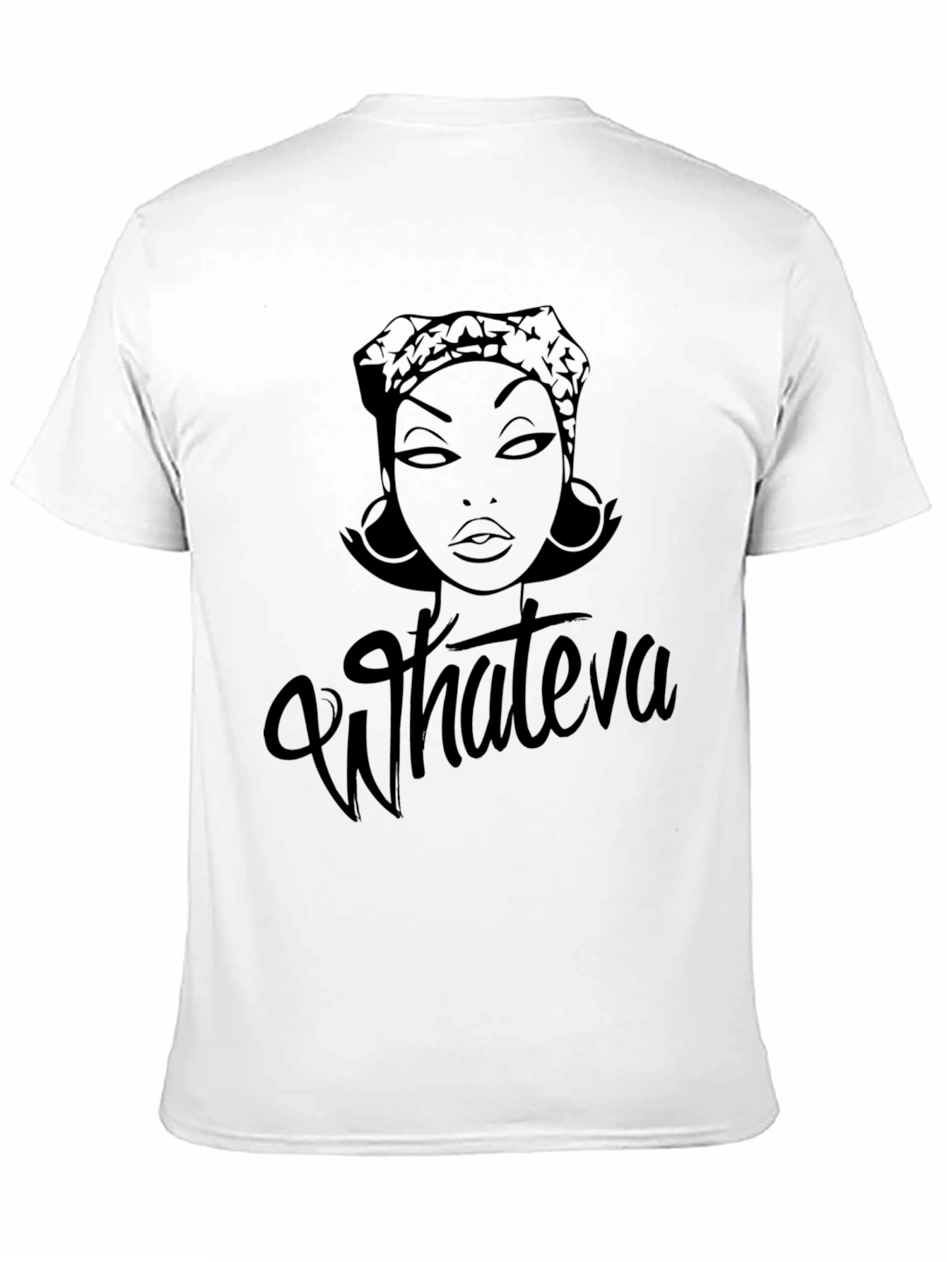 Whatever T-Shirt - Black Crew Neck Tee