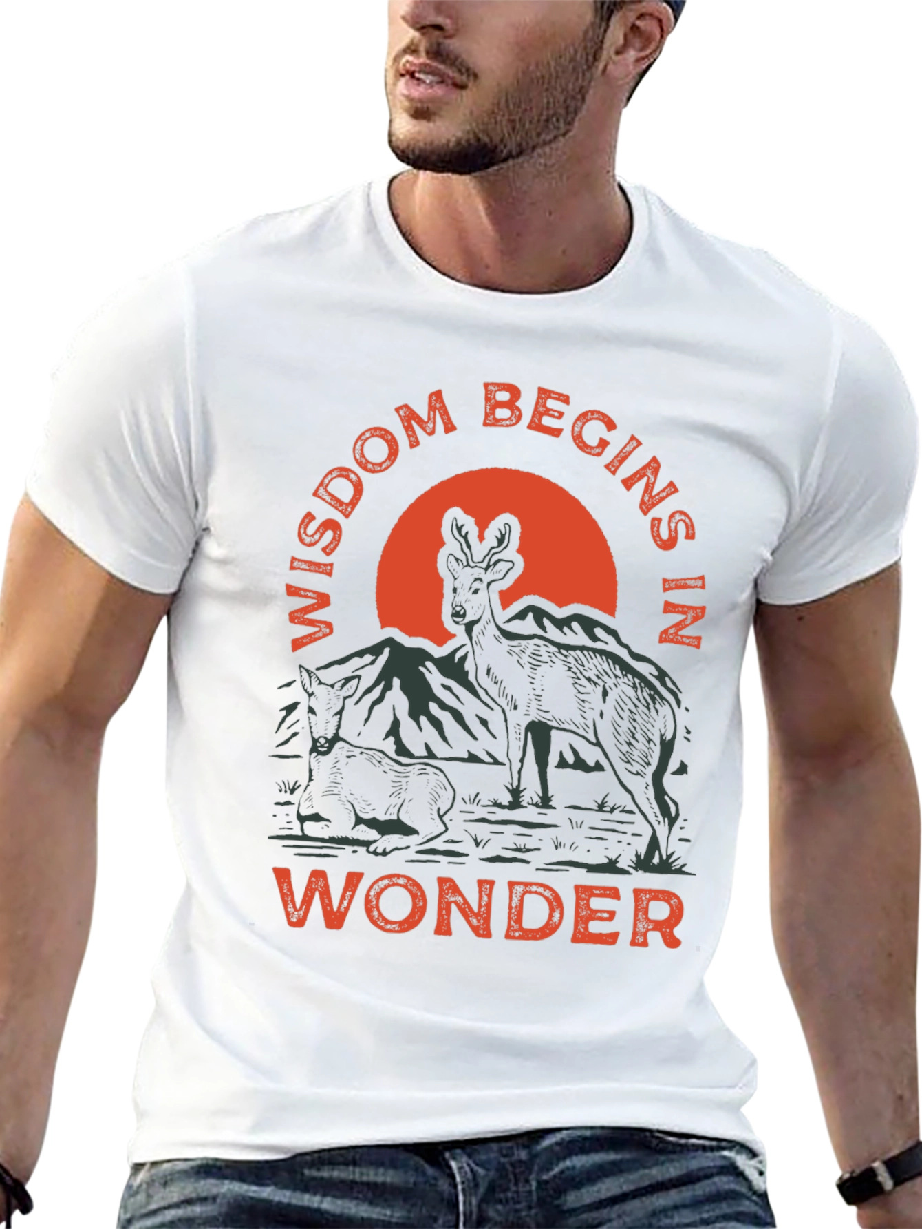 Wisdom Begins in Wonder Graphic Tee