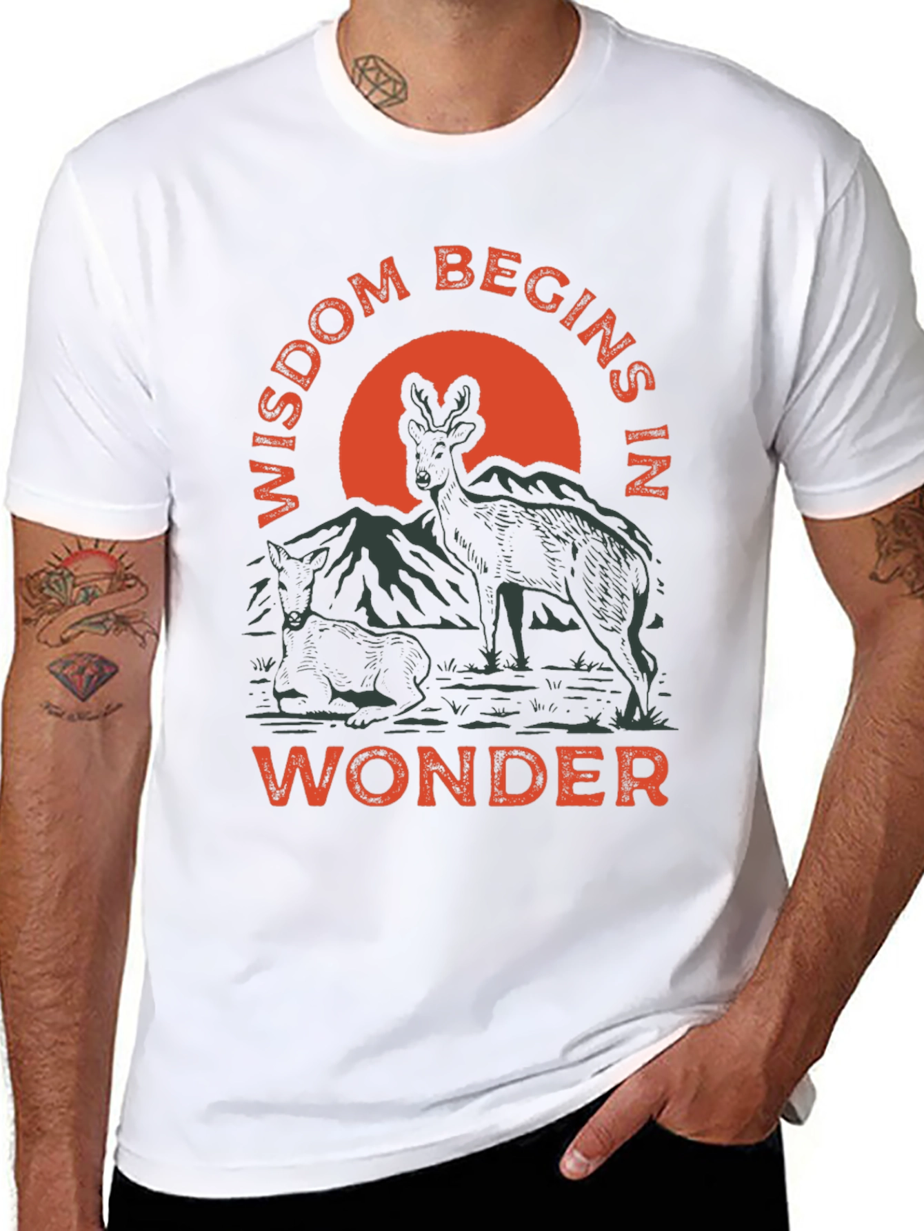 Wisdom Begins in Wonder Graphic Tee