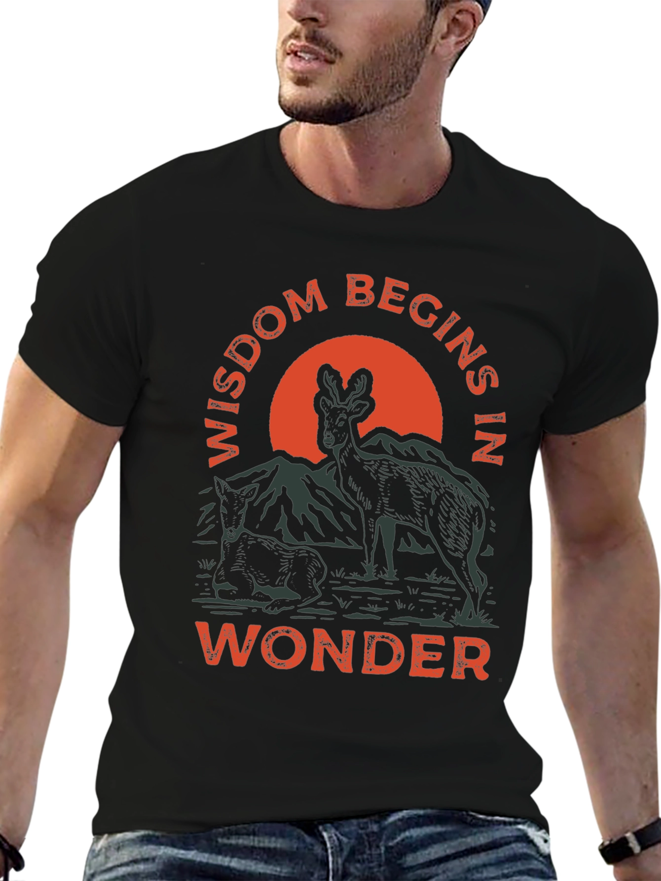 Wisdom Begins in Wonder Graphic Tee