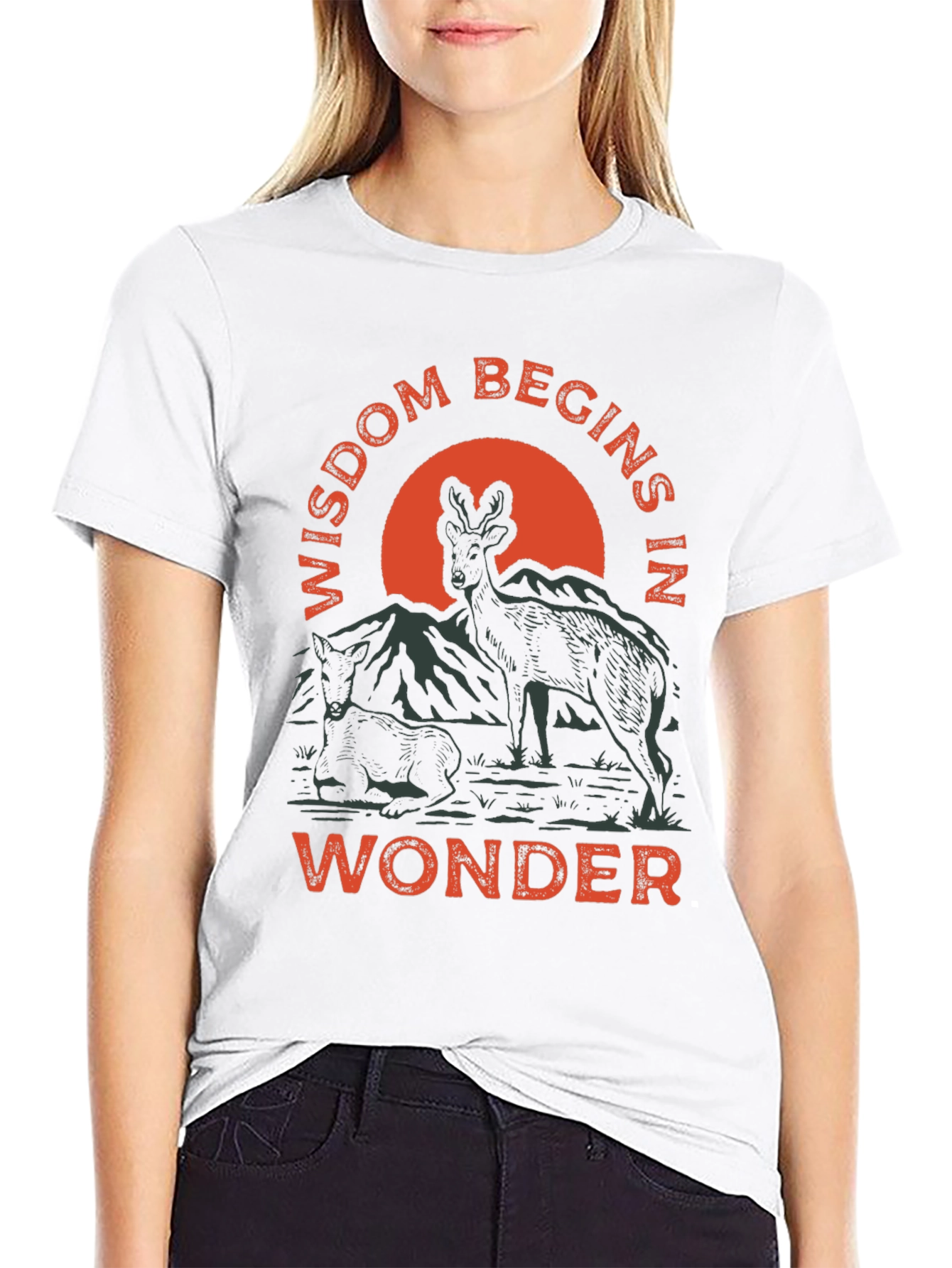 Wisdom Begins in Wonder Graphic Tee
