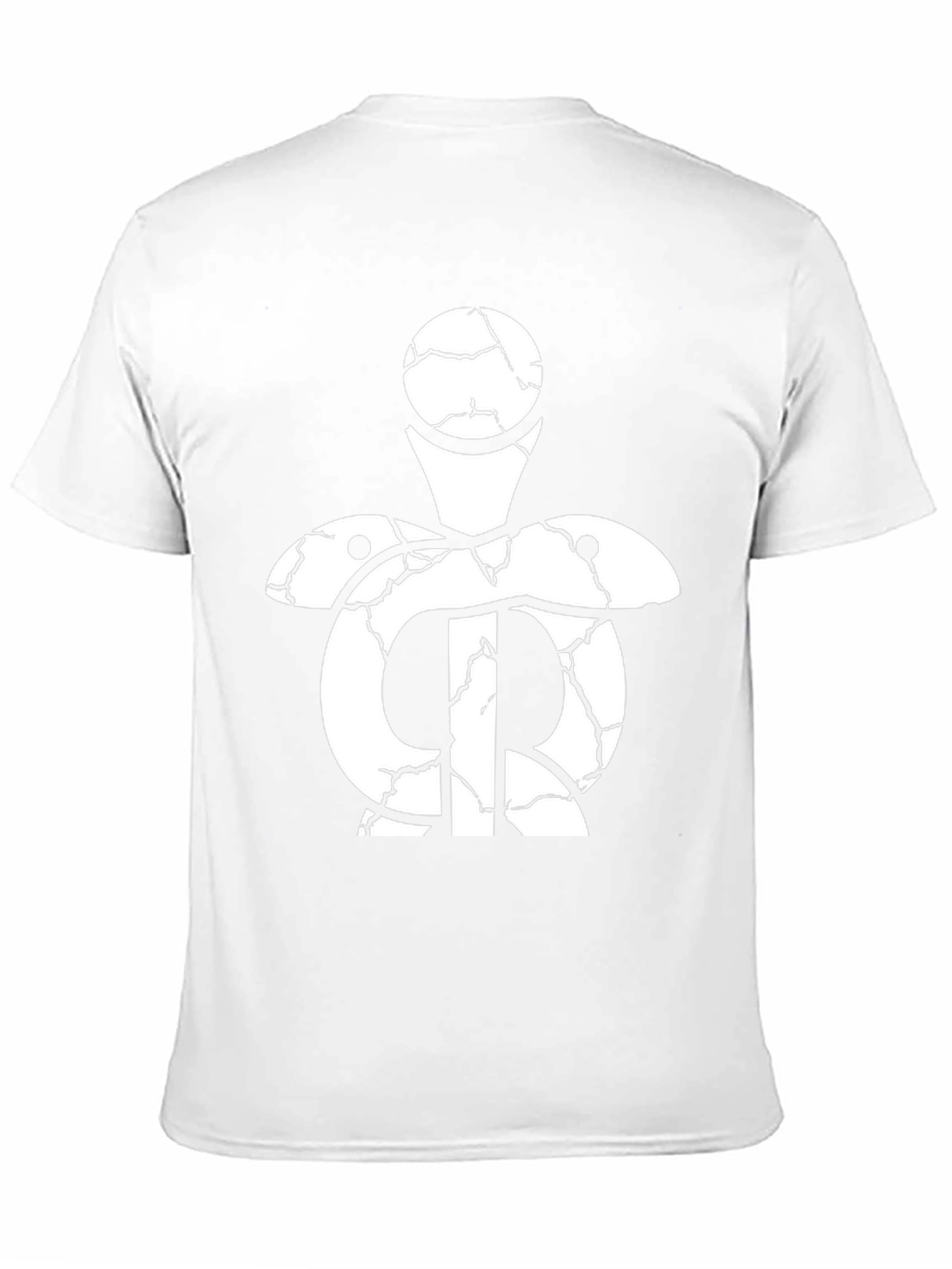 Cracked Symbol Graphic Black T-Shirt