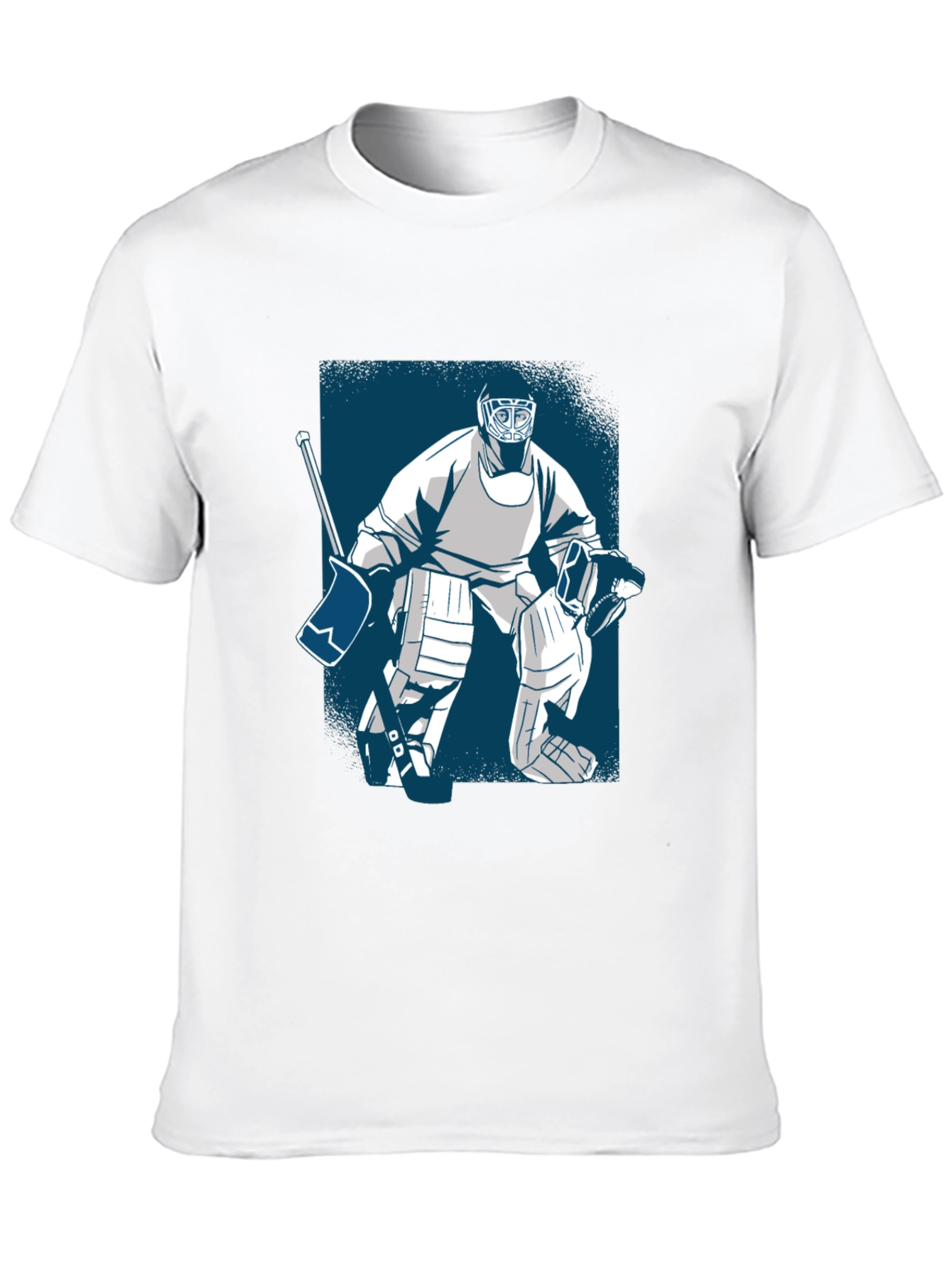 Hockey Goalie Graphic Tee - Cool Sport T-Shirt