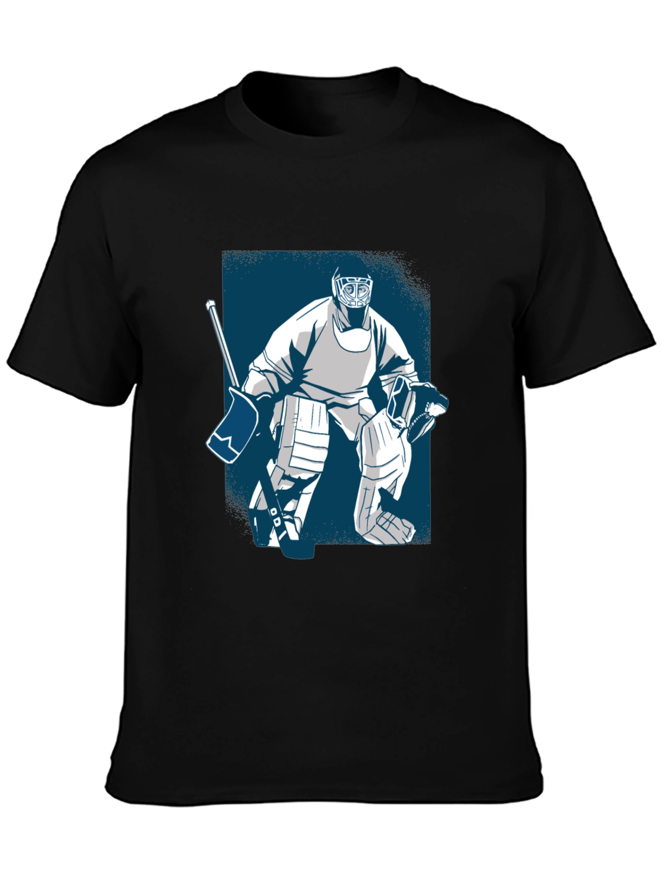 Hockey Goalie Graphic Tee - Cool Sport T-Shirt